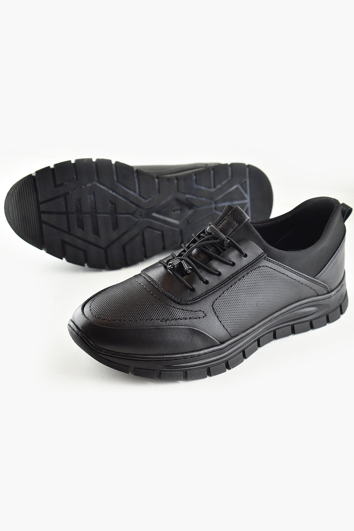 Ayakkabı Burada 707 Tam Ortopedik Kauçuk Kaymaz Taban Hakiki Deri Kışlık Erkek Ayakkabı - Görsel 8