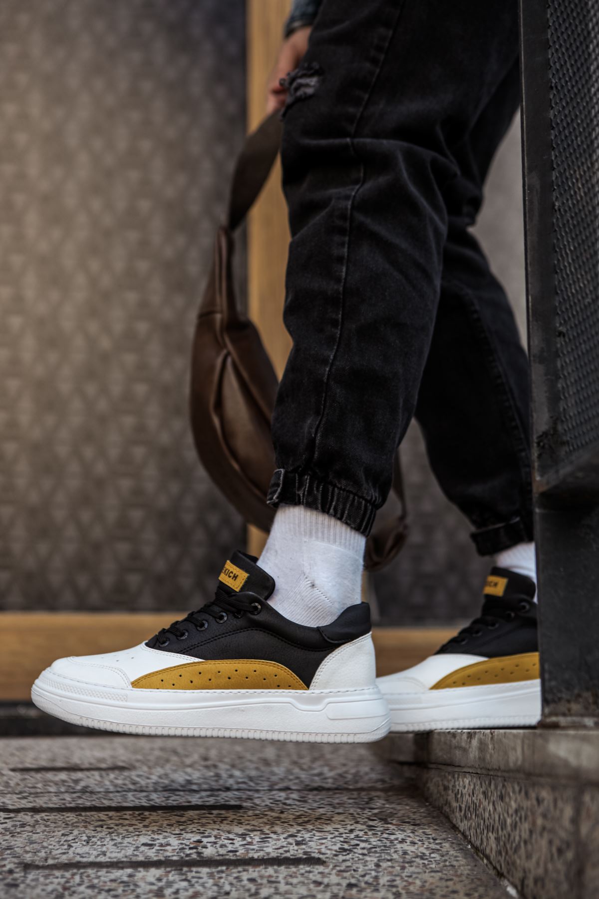 CH115 CBT Literide Erkek Ayakkabı BEYAZ/SARI/SIYAH - Görsel 3