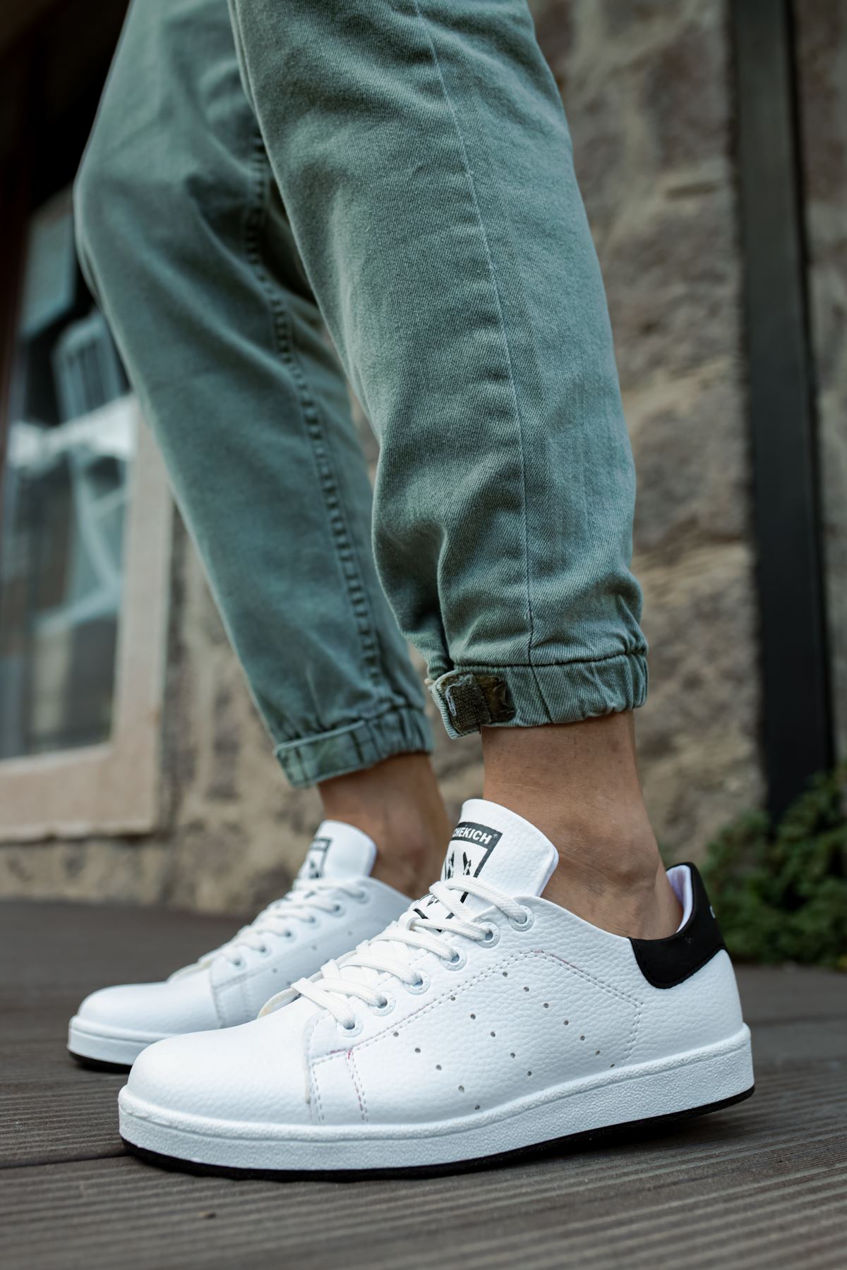 CH977 GBT Tennis Erkek Ayakkabı BEYAZ/SIYAH - Görsel 3