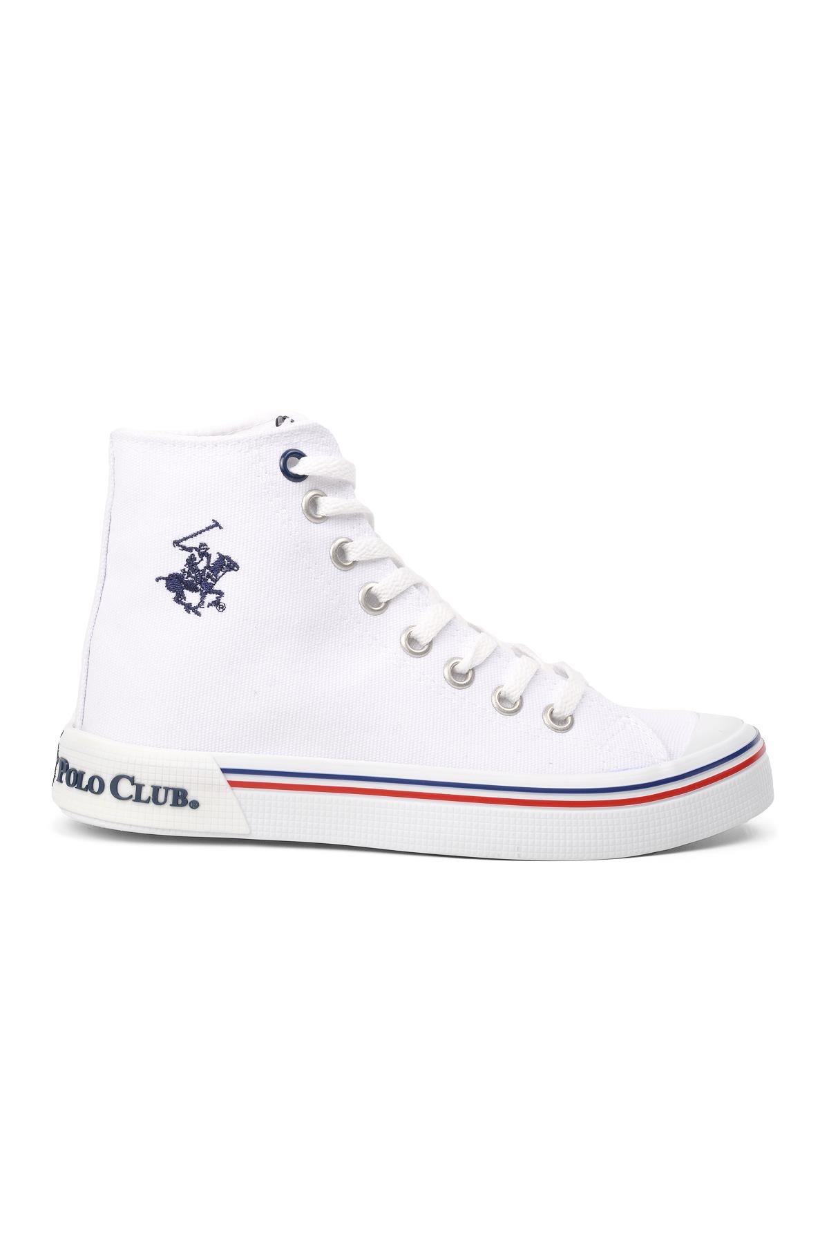 Po-42444 Beyaz Kadın Bilek Boy Sneaker