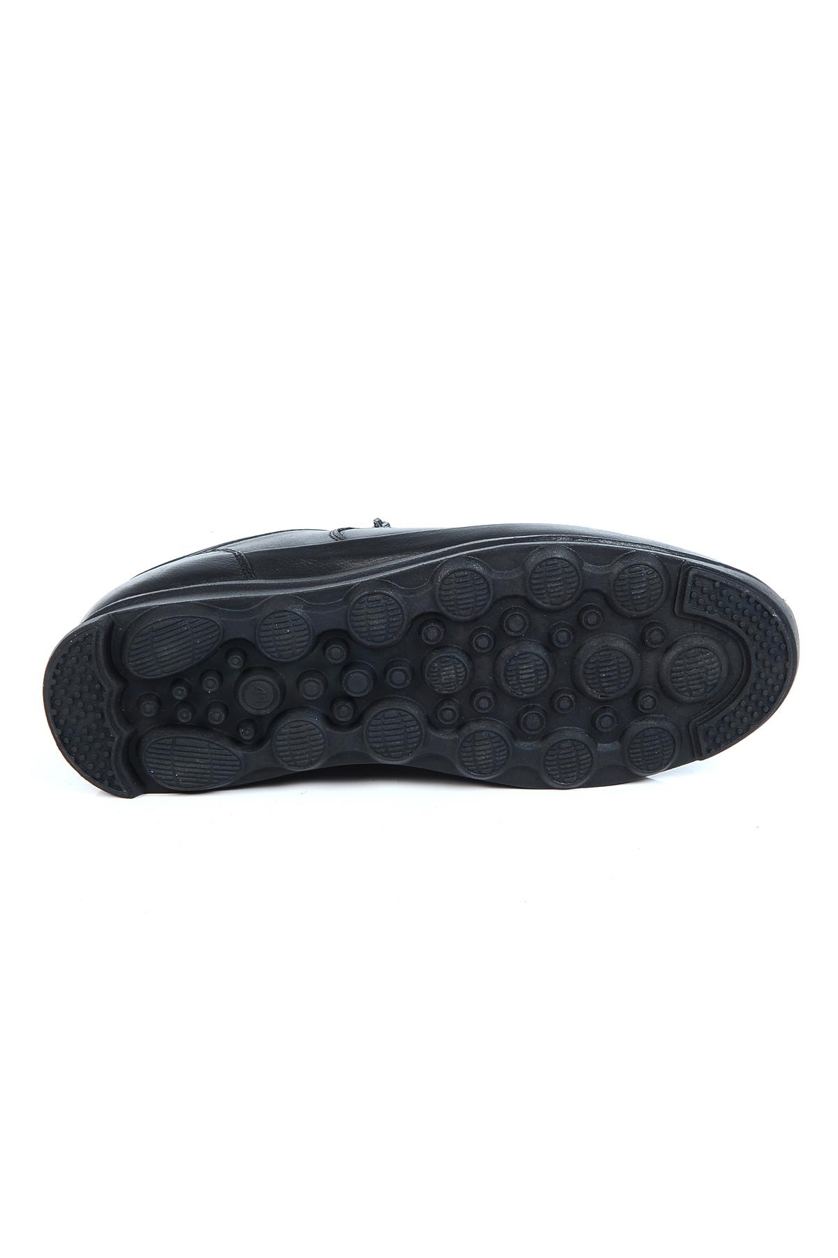 Tardelli 3737 Siyah Kauçuk Deri Erkek Casual Ayakkabı - Görsel 5
