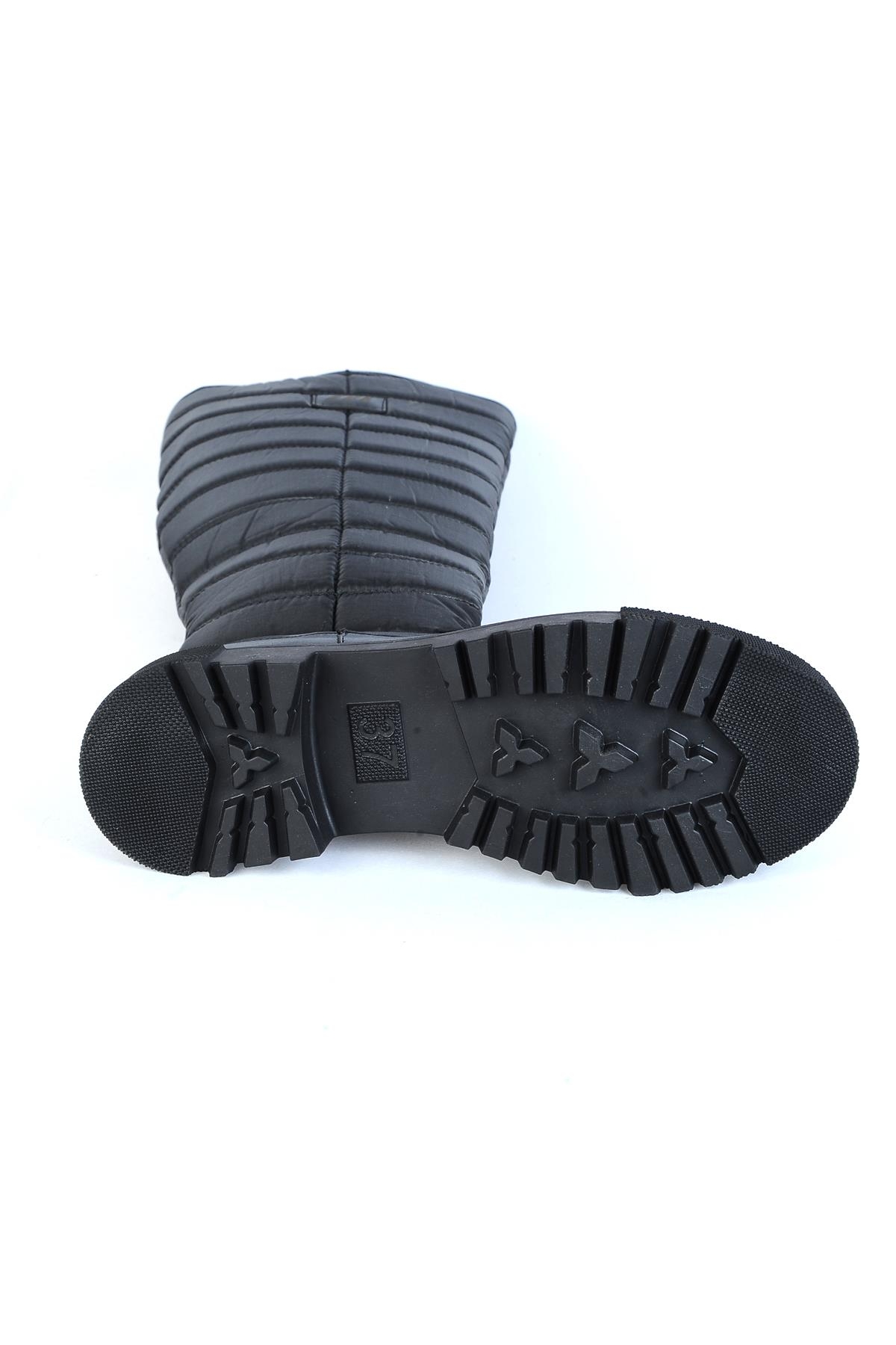MP 232-2752ZN Siyah Kışlık Kadın Çizme Bot Ayakkabı - Görsel 5