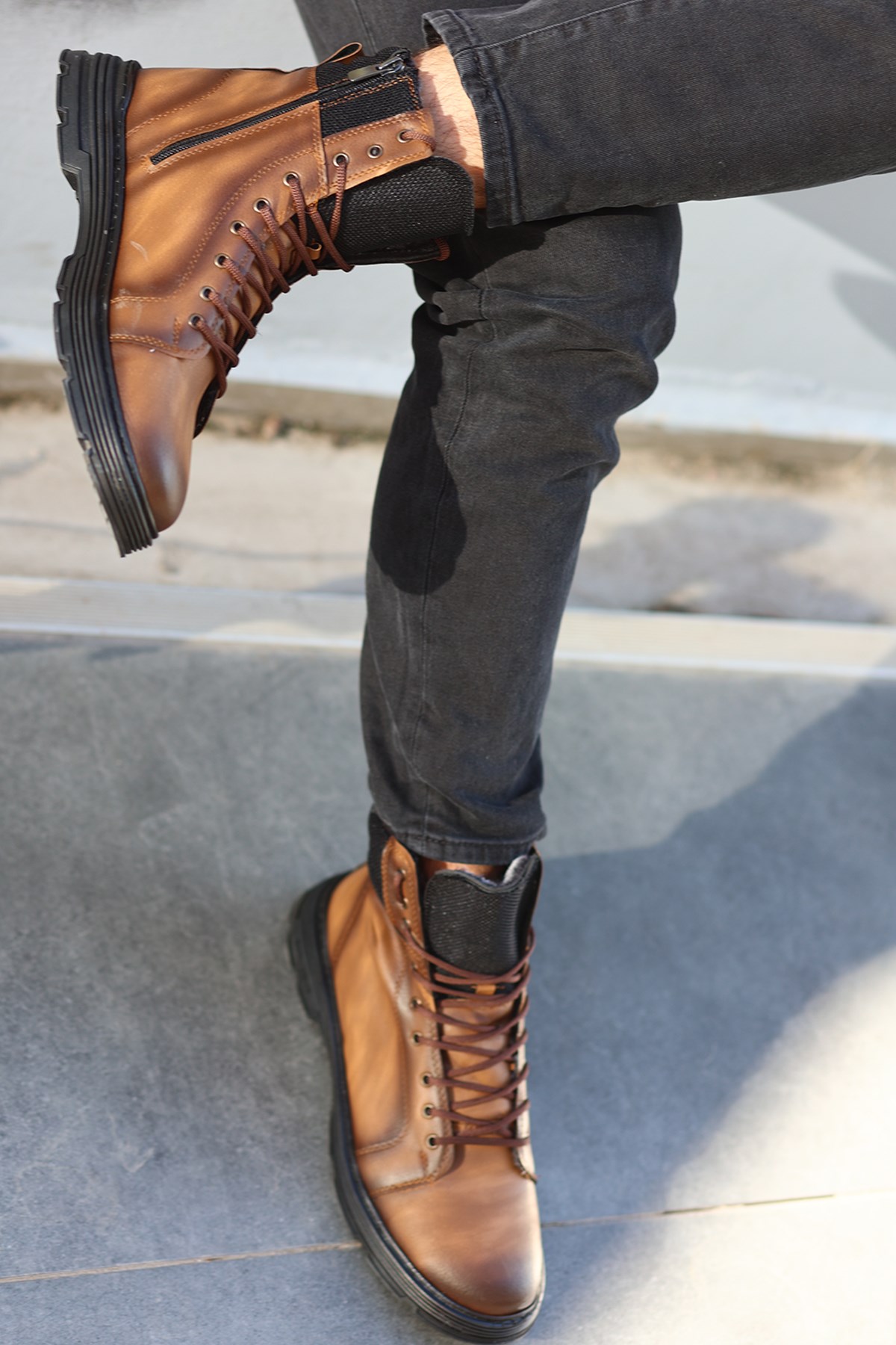 -Andre Erkek Soğuk Geçirmez Sıcak Kürklü Bot Man TMMS-M-256 - Görsel 4