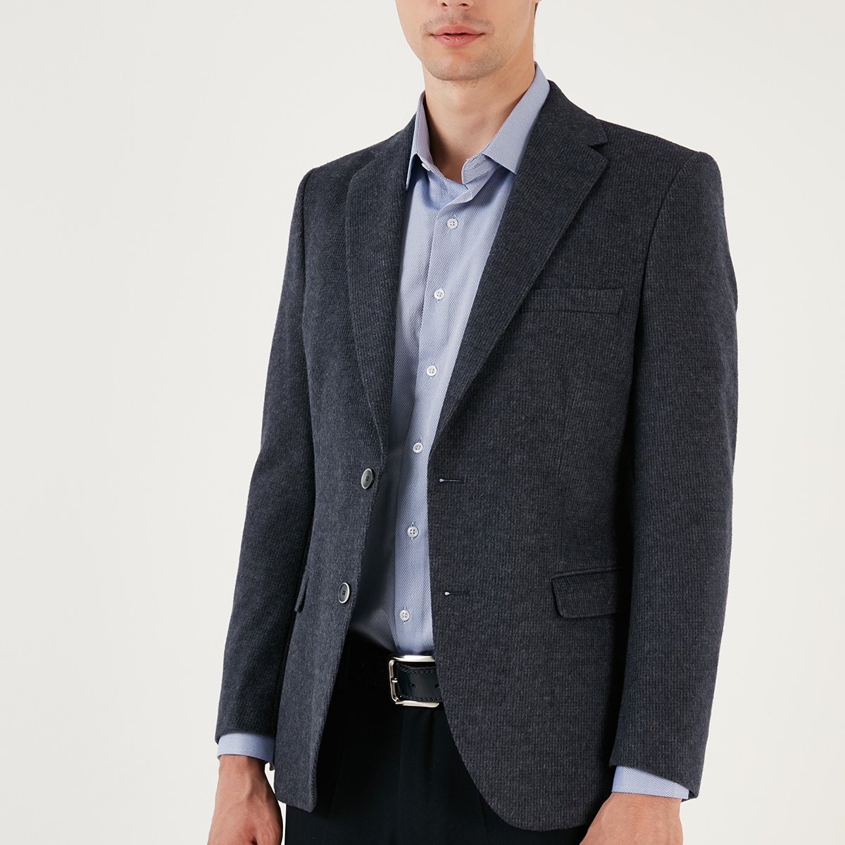 BurattiErkek Ceket 6601030 KOYU LACİVERT