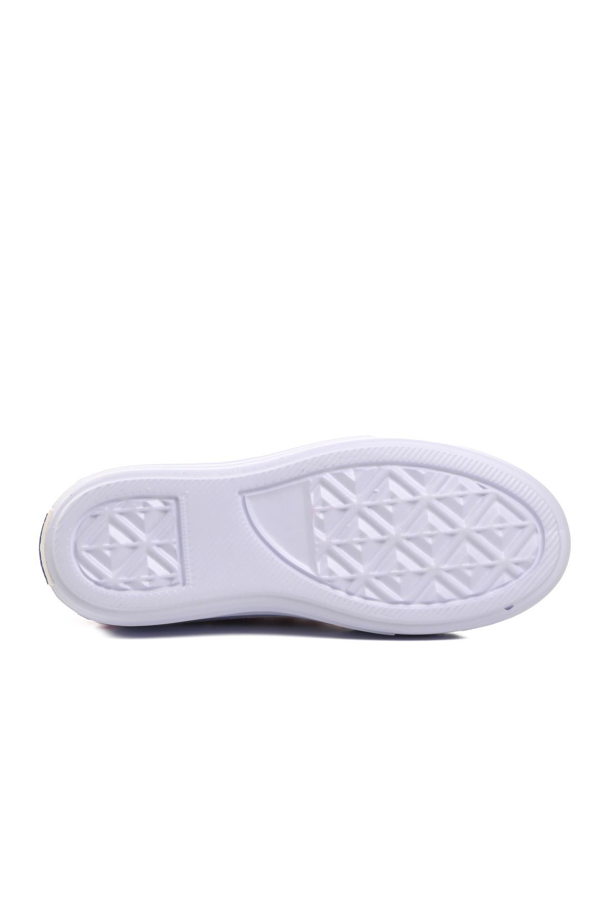 PO-30088 Kırmızı Kadın Sneaker - Görsel 6