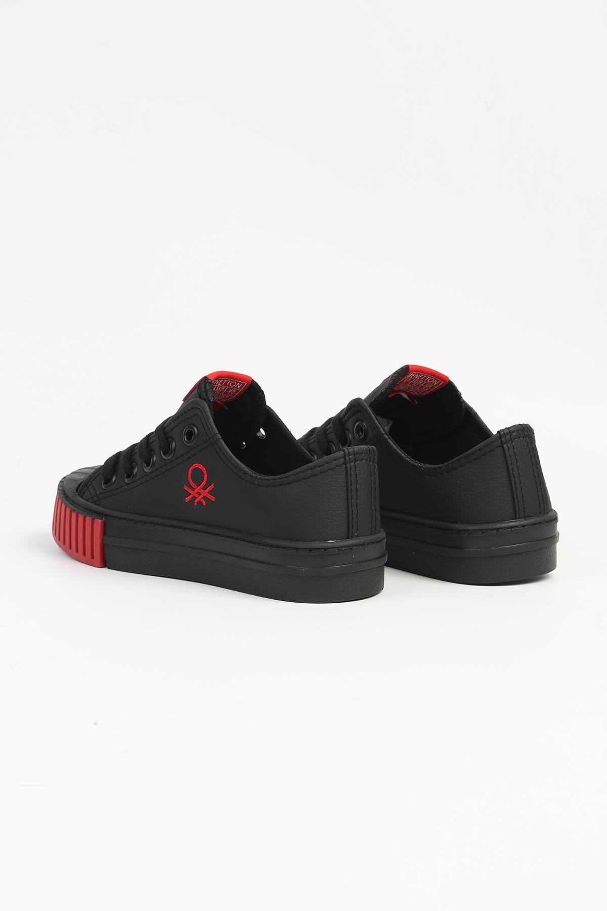 ® | BN-30557 - 3114 Siyah Kirmizi - Çocuk Spor Ayakkabı - Görsel 4
