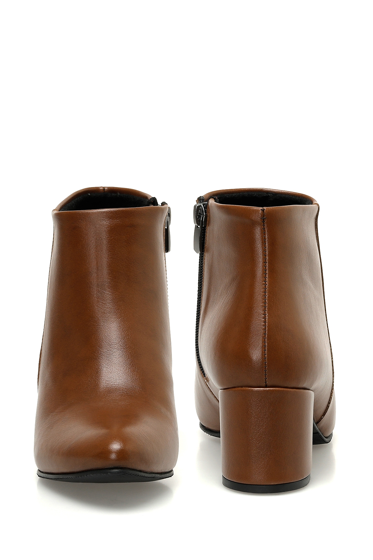 DW21022 3PR Taba Kadın Topuklu Bot - Görsel 6