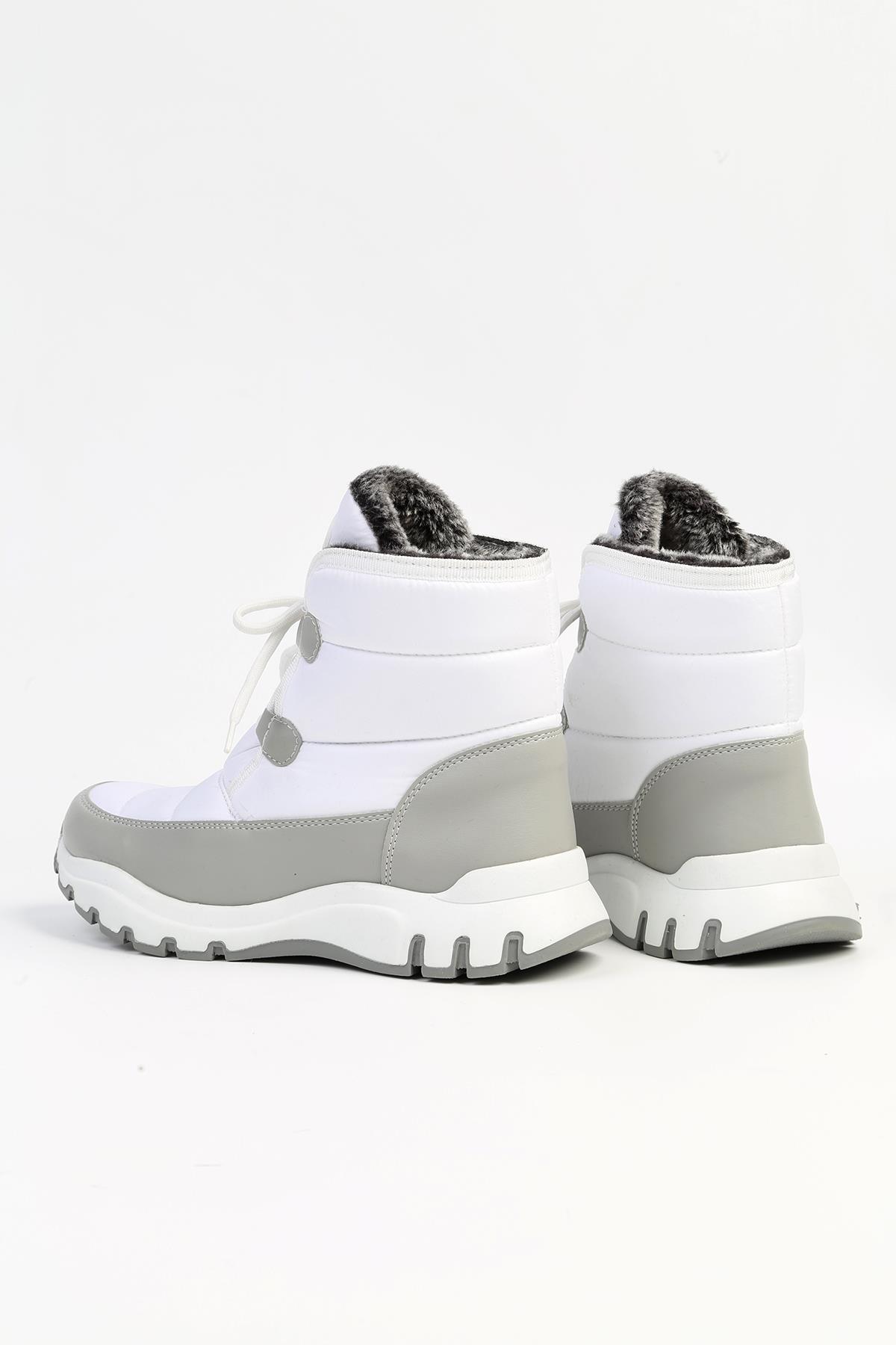 ® | BN-50040 - 3256 Beyaz - Kadın Bot - Görsel 4