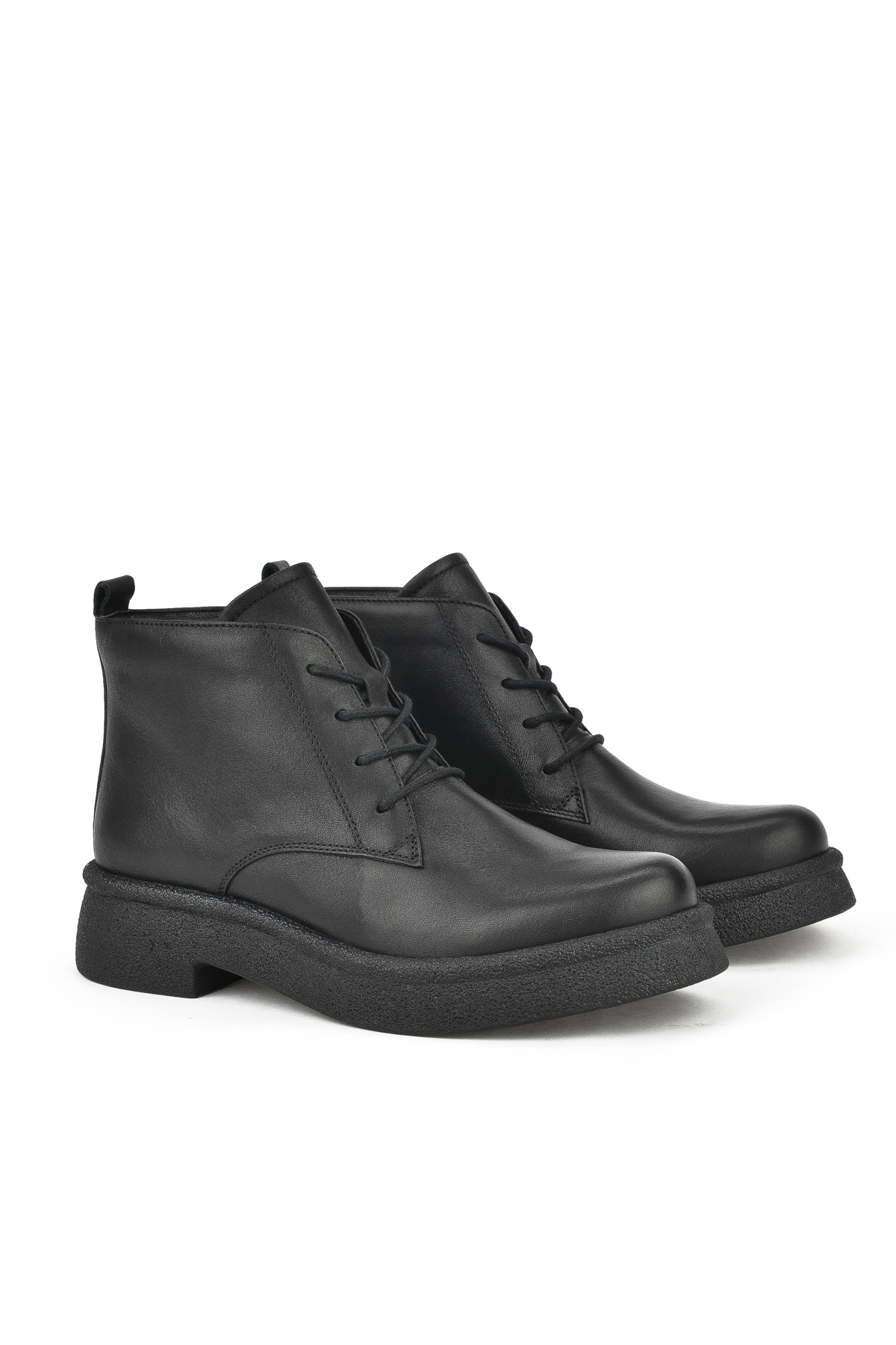 Kadın Hakiki Deri Bot 14319Z66195 Siyah - Görsel 3