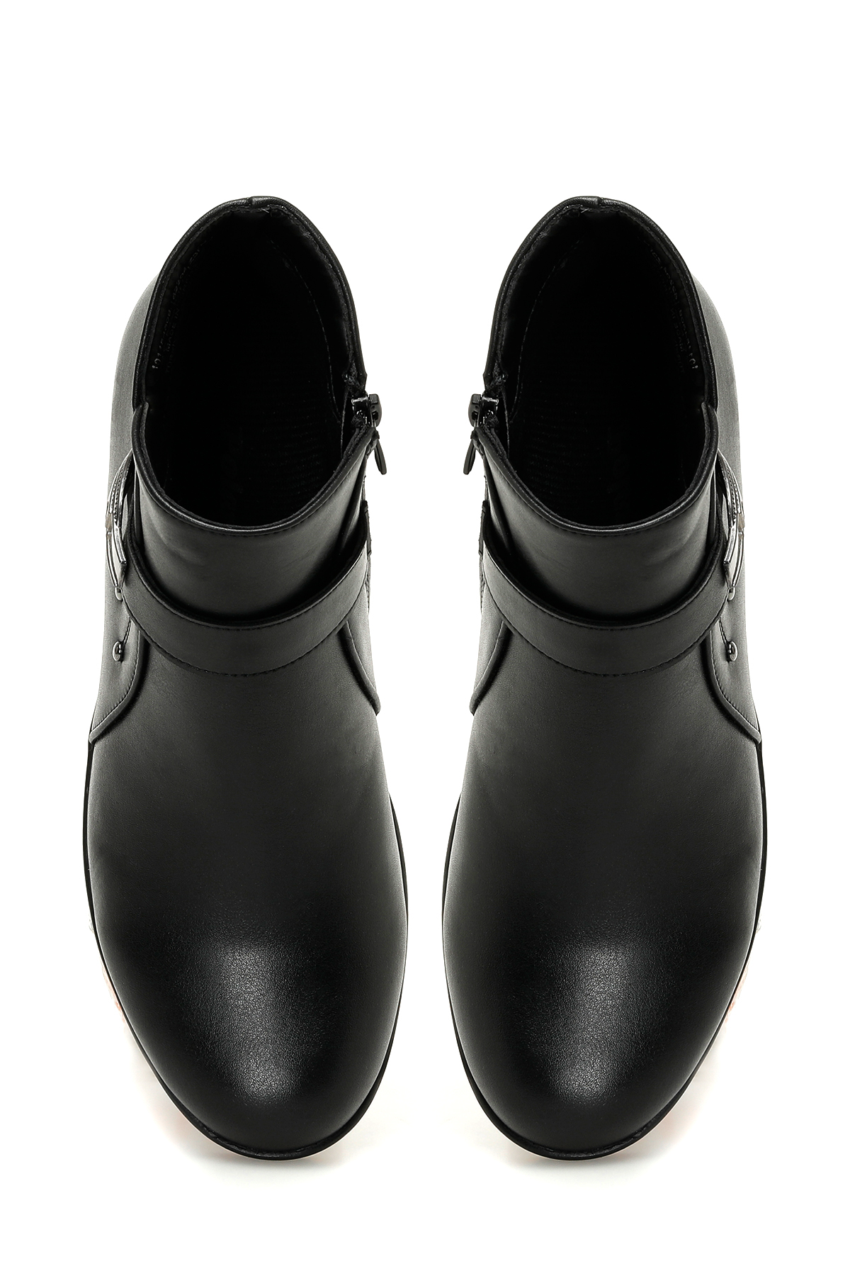 Polaris Polaris 162294.Z3PR Siyah Kadın Dolgu Topuk Bot | Flo Siyah - 5. görsel