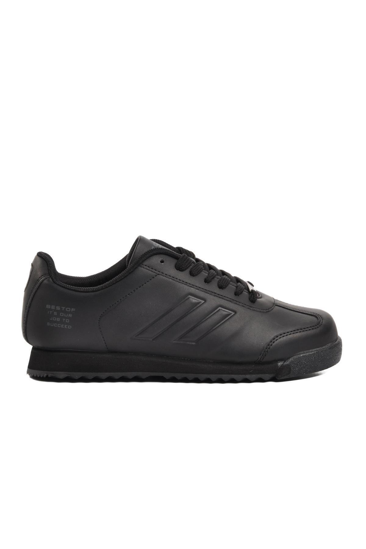 Aspor Bst-B61 Siyah-Krep Erkek Sneaker