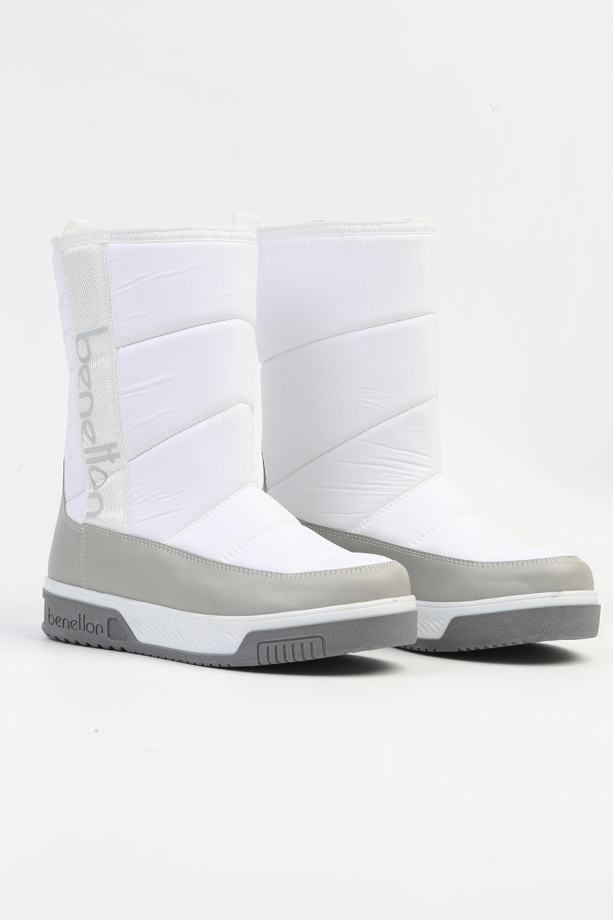 ® | BN-50028 - 3256 Beyaz - Kadın Bot - Görsel 3