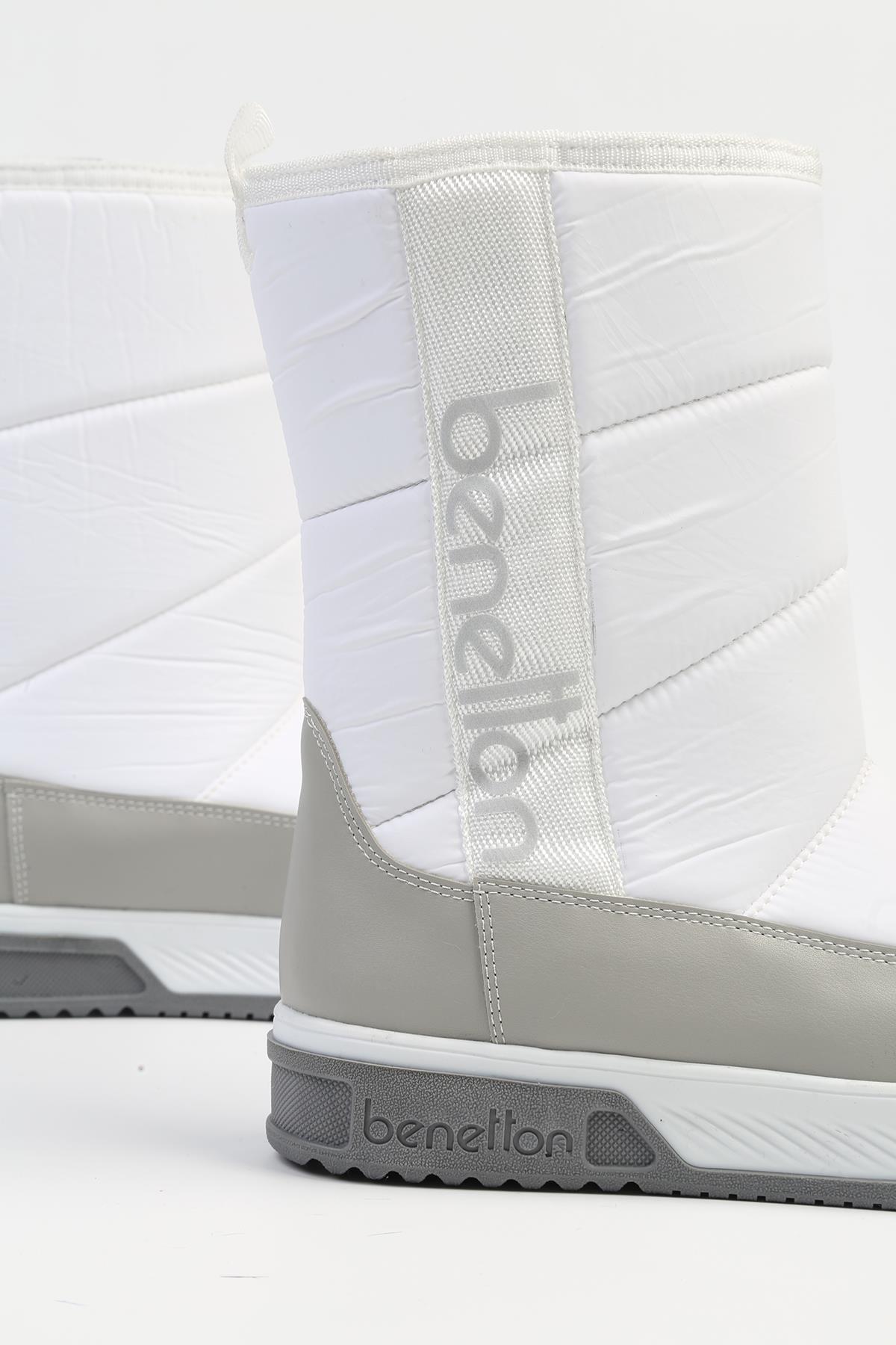 ® | BN-50028 - 3256 Beyaz - Kadın Bot - Görsel 5