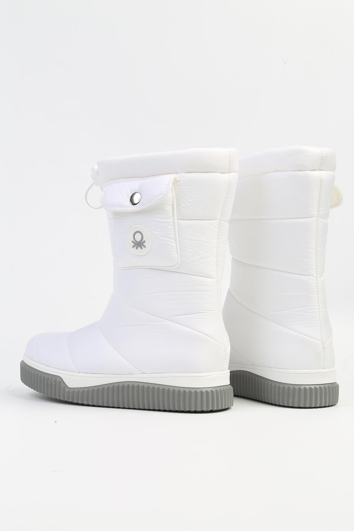 ® | BN-50026 - 3256 Beyaz - Kadın Bot - Görsel 4