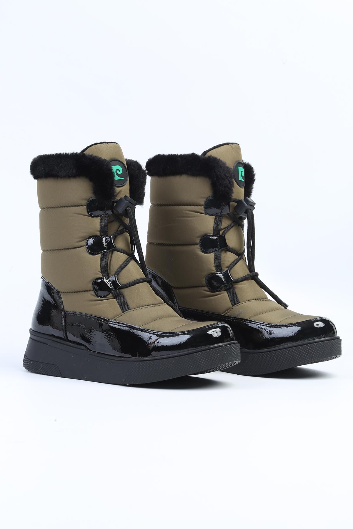 ® | PC-52595 - 3256 Haki - Kadın Bot - Görsel 3