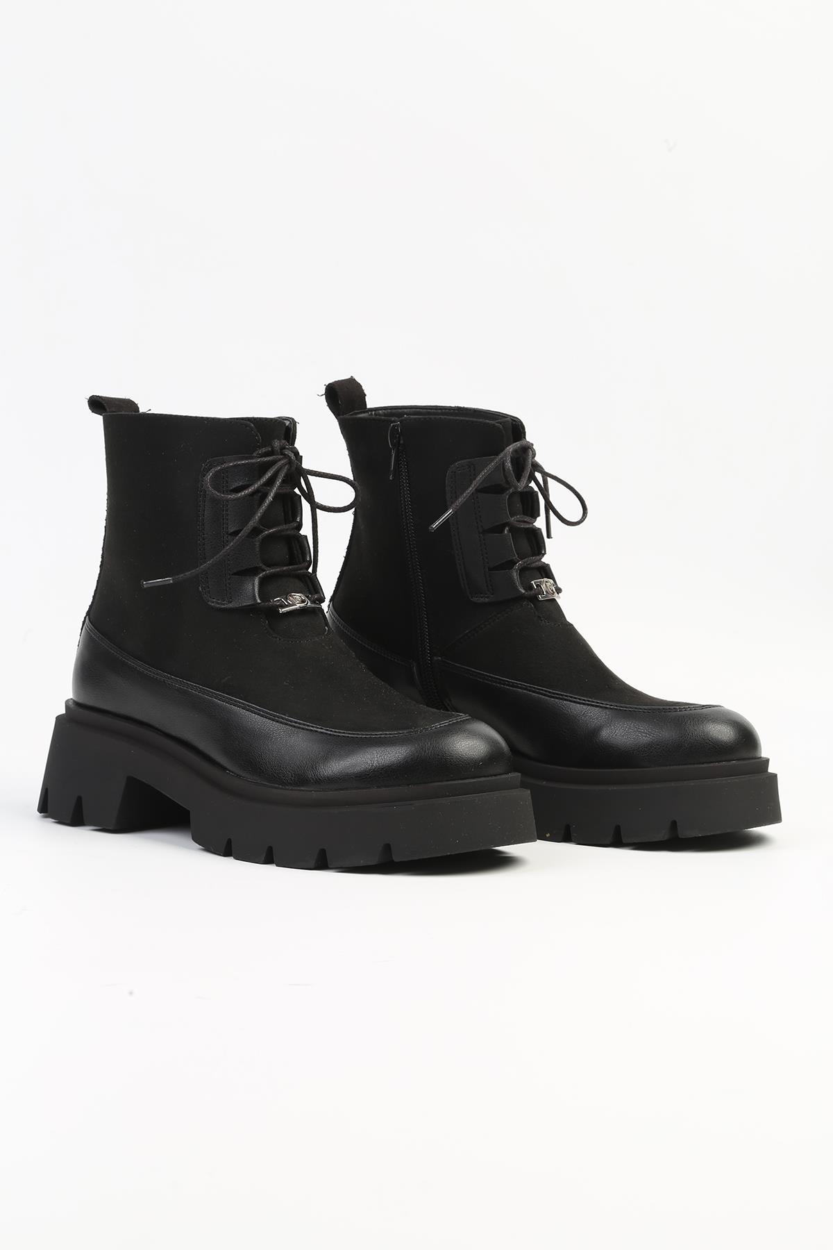 ® | PC-52563 - 3959 Siyah - Kadın Bot - Görsel 3