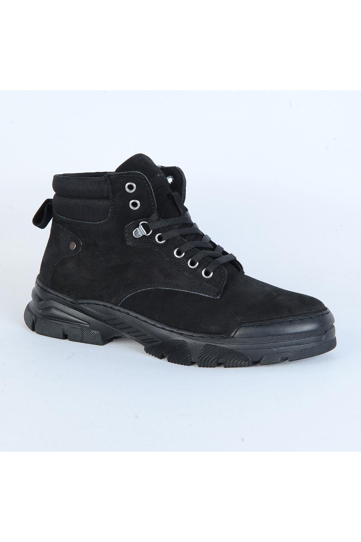 MP 232-4254MR Siyah %100 Deri Erkek Bot - Görsel 3