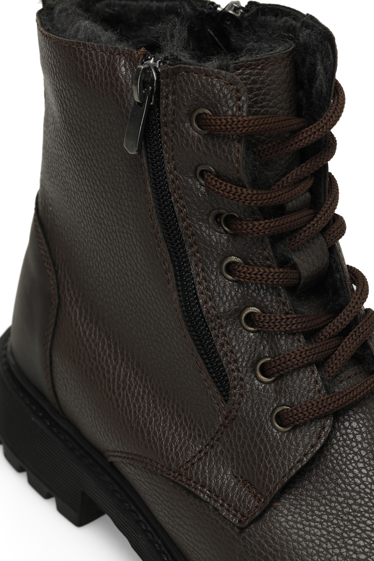 POINT 3PR Kahverengi Erkek Biker Bot - Görsel 10