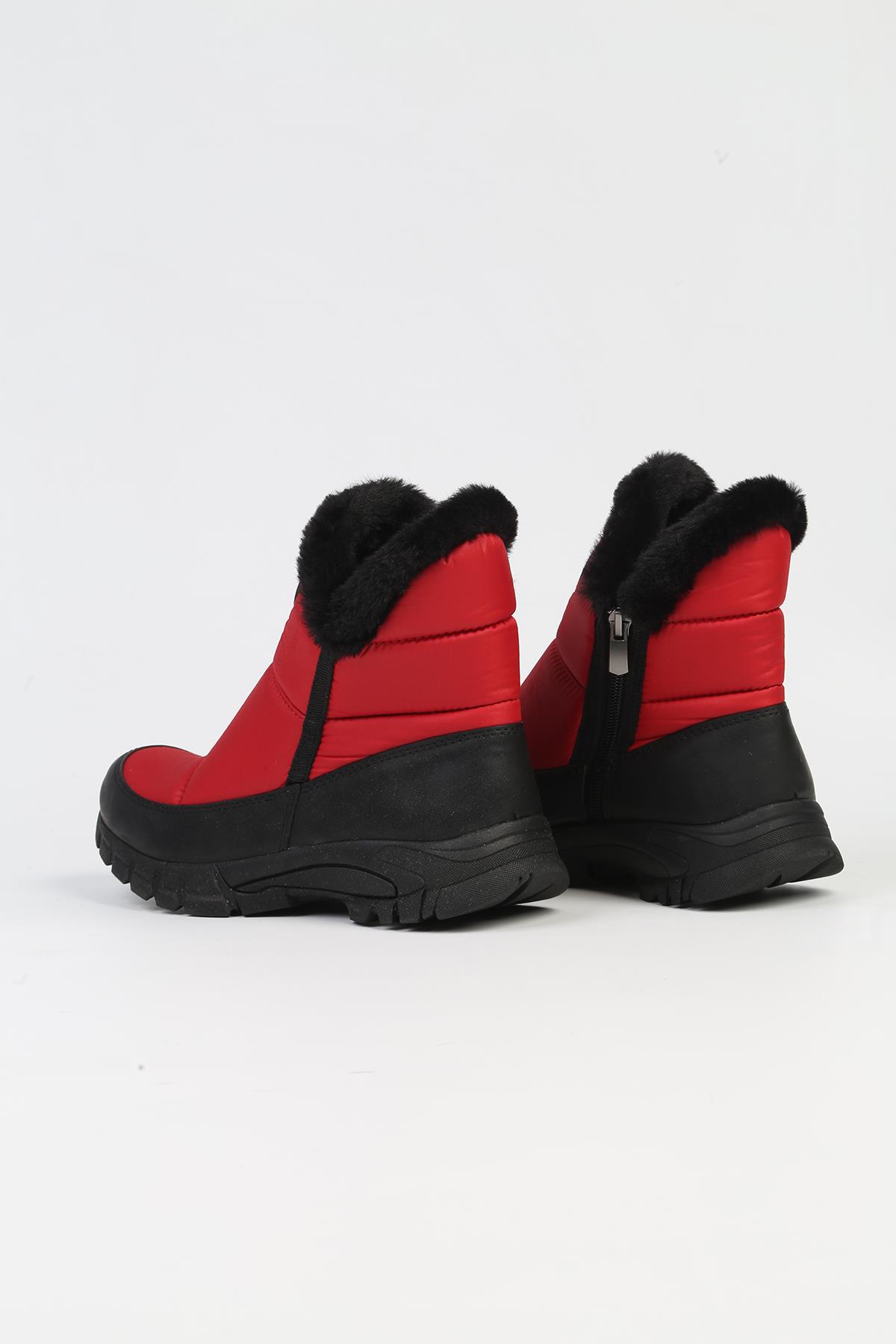 ® | PC-52592 - 3256 Kirmizi - Kadın Bot - Görsel 4