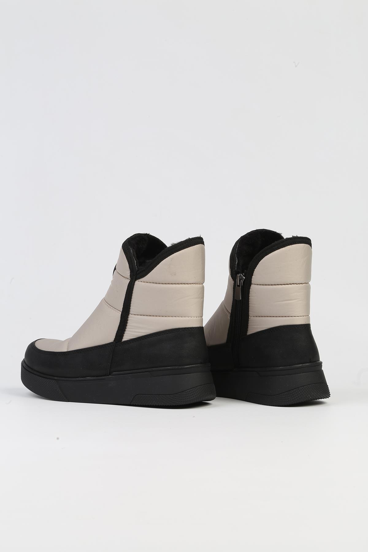 ® | PC-52594 - 3256 Bej - Kadın Bot - Görsel 4