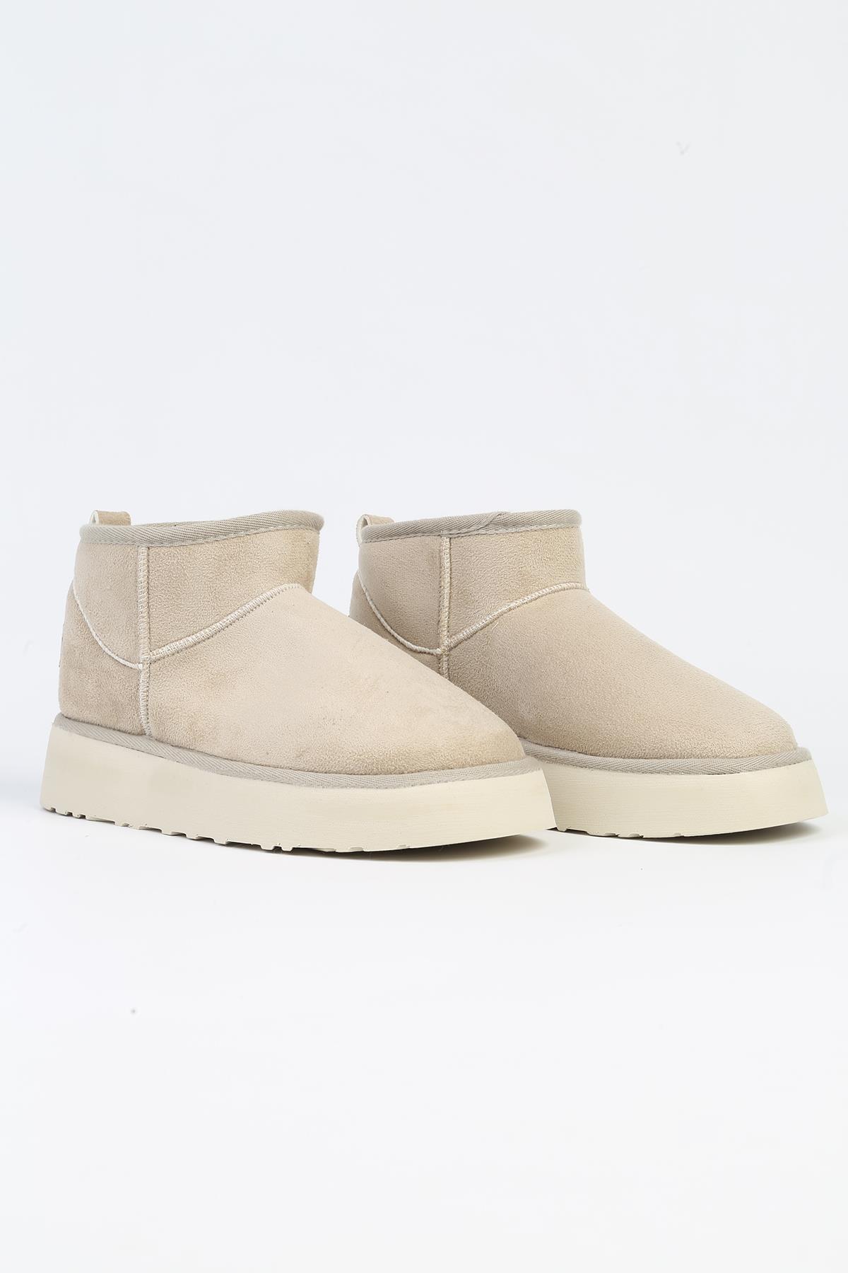 ® | PC-52709 - 3861 Bej - Kadın Bot - Görsel 3