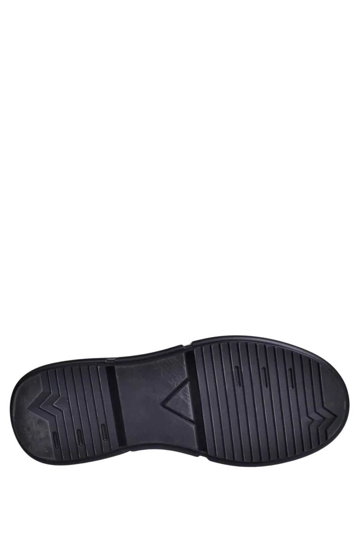 Erkek Hakiki Deri Günlük Ayakkabı 18192 Siyah - Görsel 4