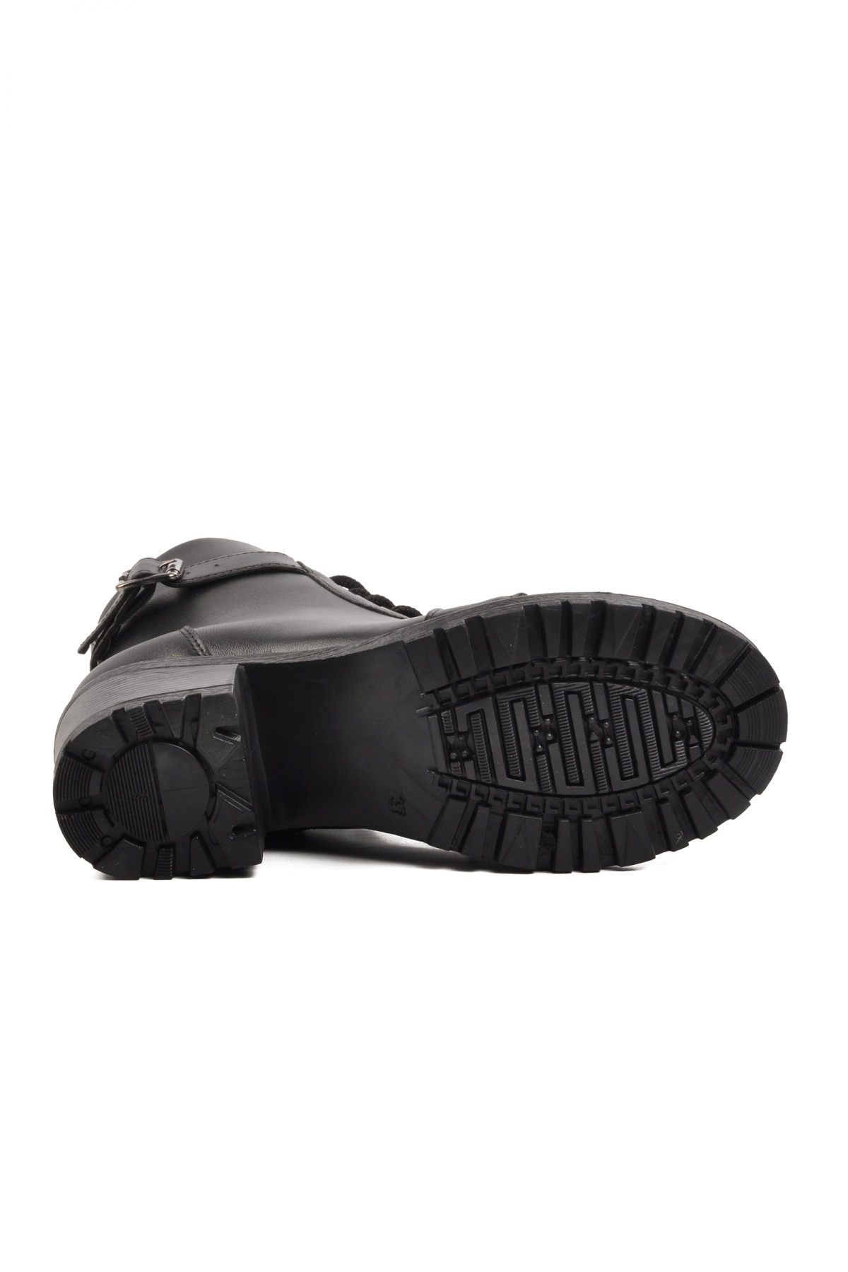 195-01 Siyah Kadın Topuklu Bot - Görsel 6