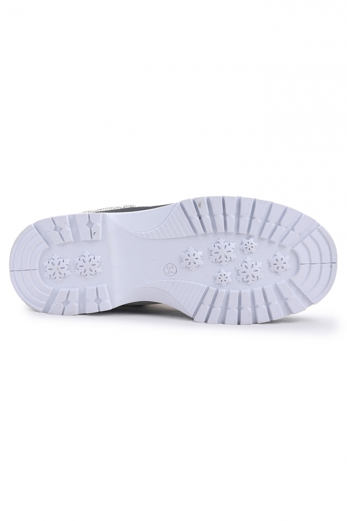 Termo Taban Kız Çocuk Bot 621 Kırışık Taşlı Beyaz - Görsel 7