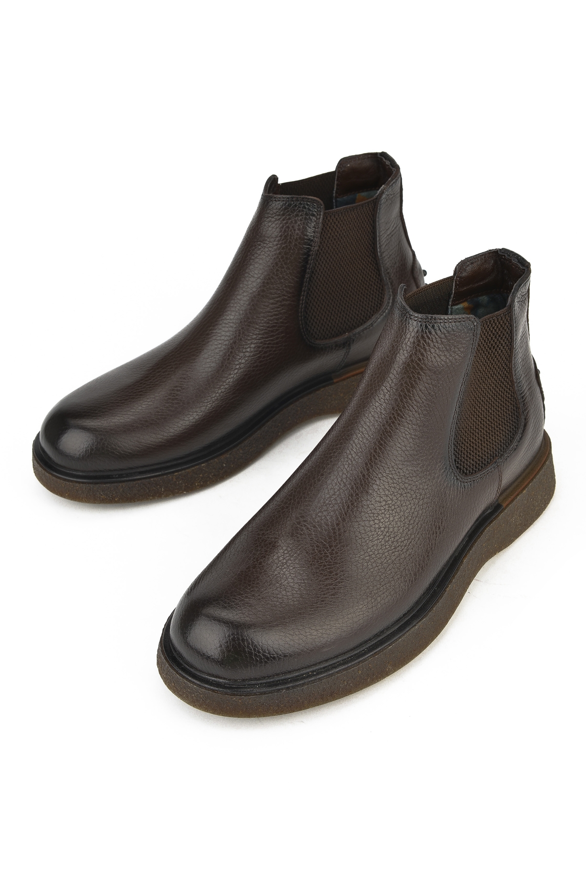 Erkek Hakiki Deri Bot 1431007Z3047 Kahve - Görsel 4