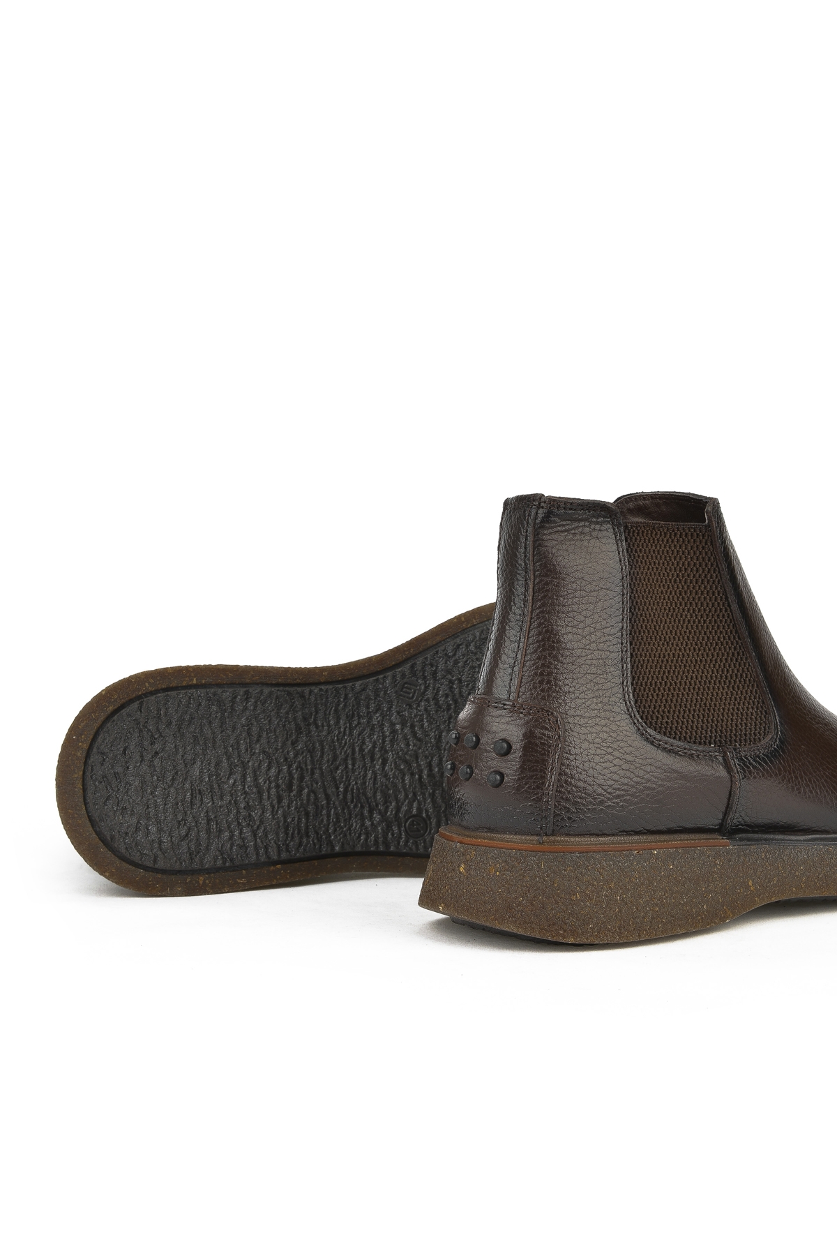 Erkek Hakiki Deri Bot 1431007Z3047 Kahve - Görsel 5