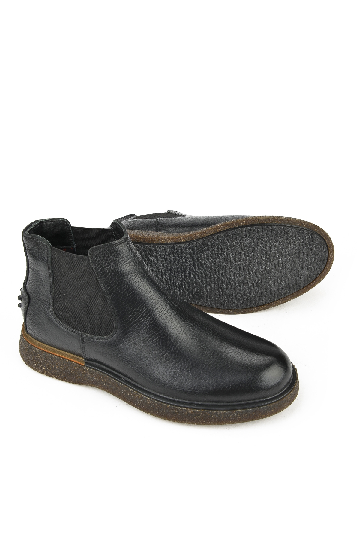 Erkek Hakiki Deri Bot 1431007Z3047 Siyah - Görsel 2