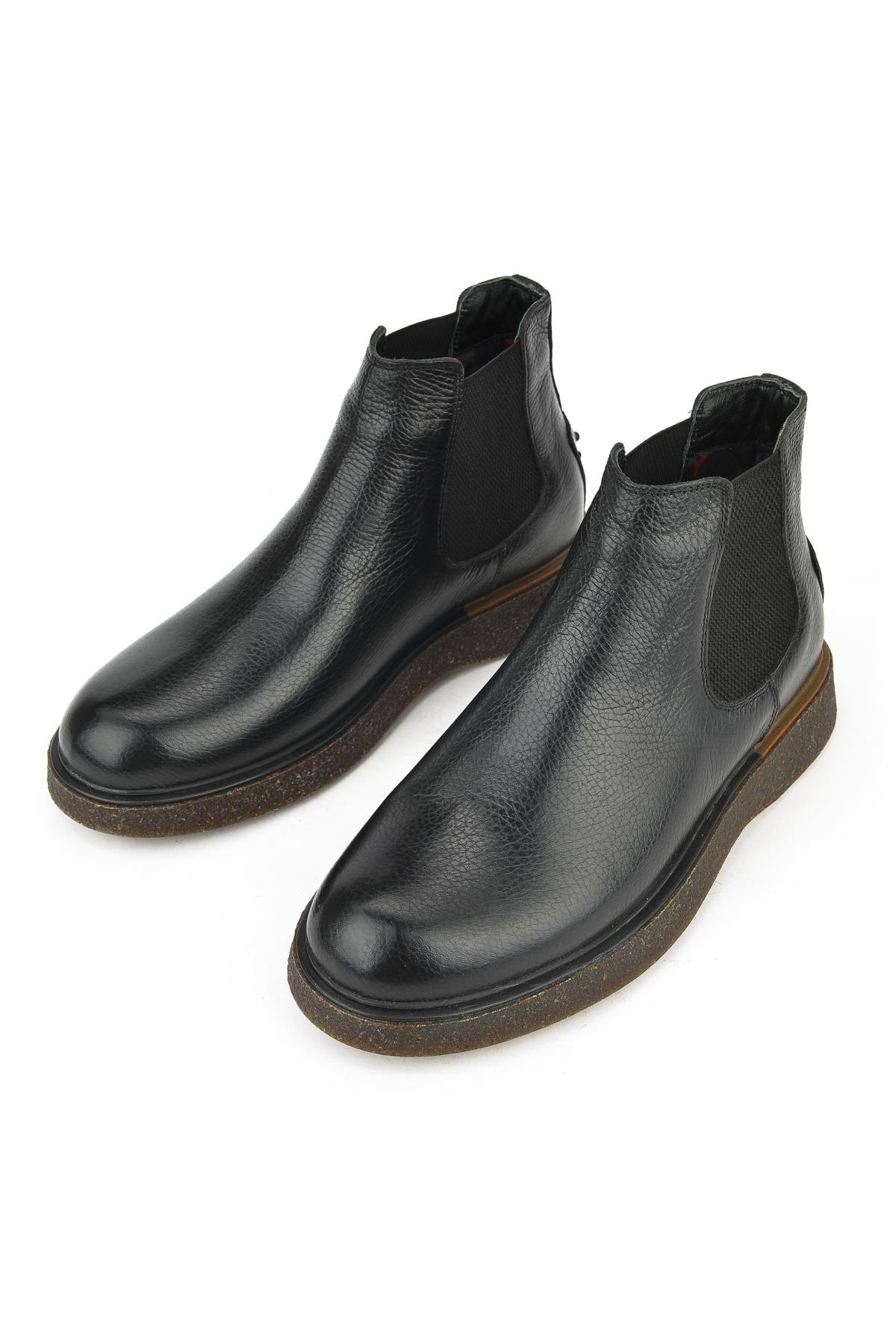 Erkek Hakiki Deri Bot 1431007Z3047 Siyah - Görsel 3