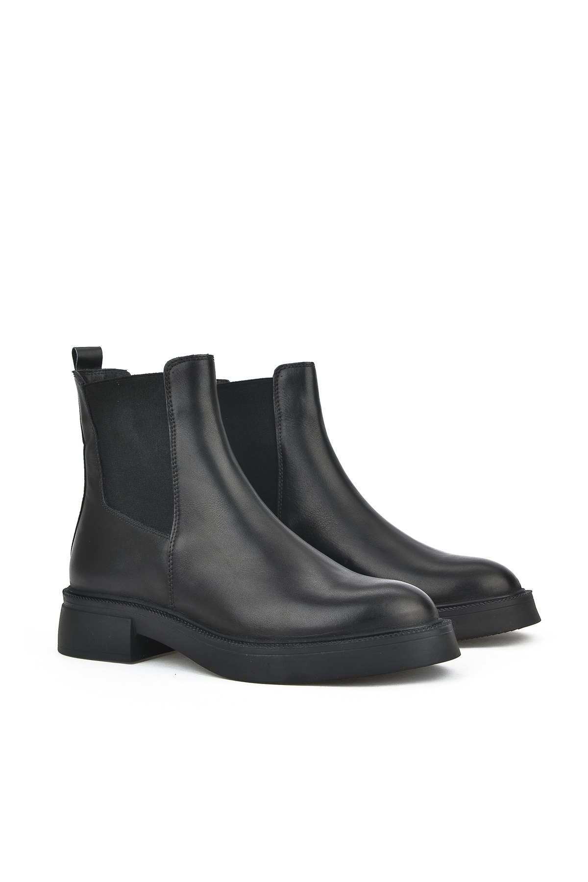 Kadın Hakiki Deri Bot 143359Z353 Siyah - Görsel 5