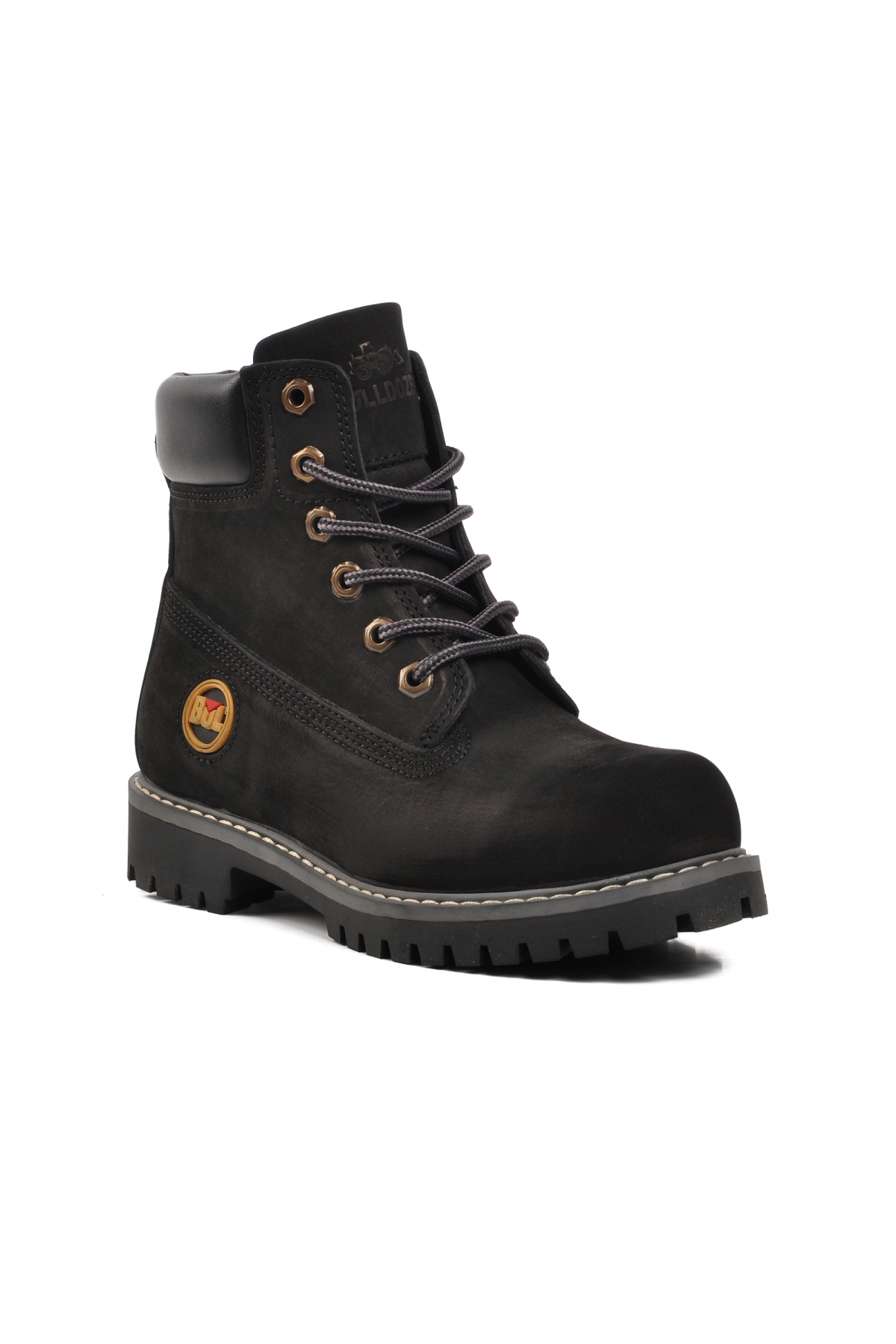 220655 Siyah Nubuk Hakiki Deri Unisex Bot - Görsel 4