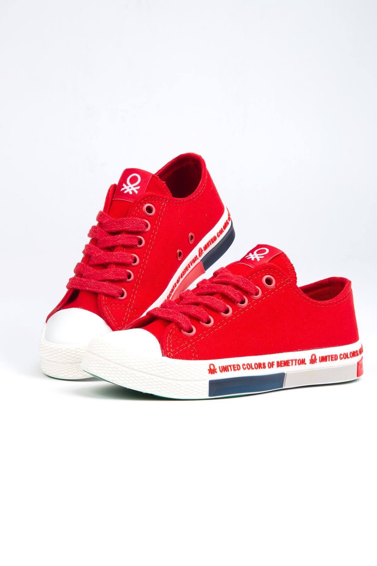 ® | BN-70017 - 3374 Kirmizi - Kadın Spor Ayakkabı - Görsel 4