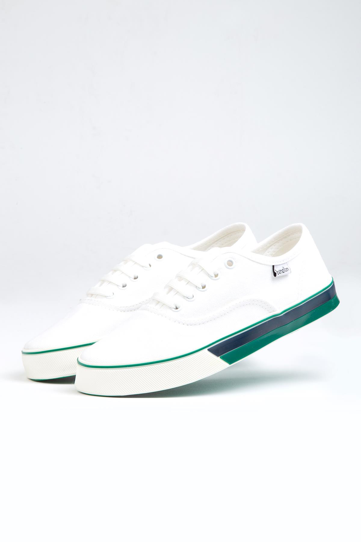 ® | BN-30956- 3570 Beyaz Yeşil - Kadın Spor Ayakkabı - Görsel 5