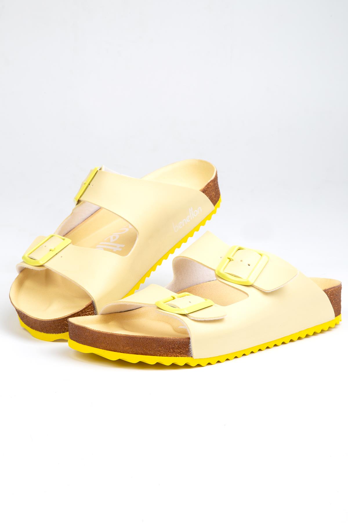 ® | BN-1232- 3489 Sari - Kadın Terlik - Görsel 5