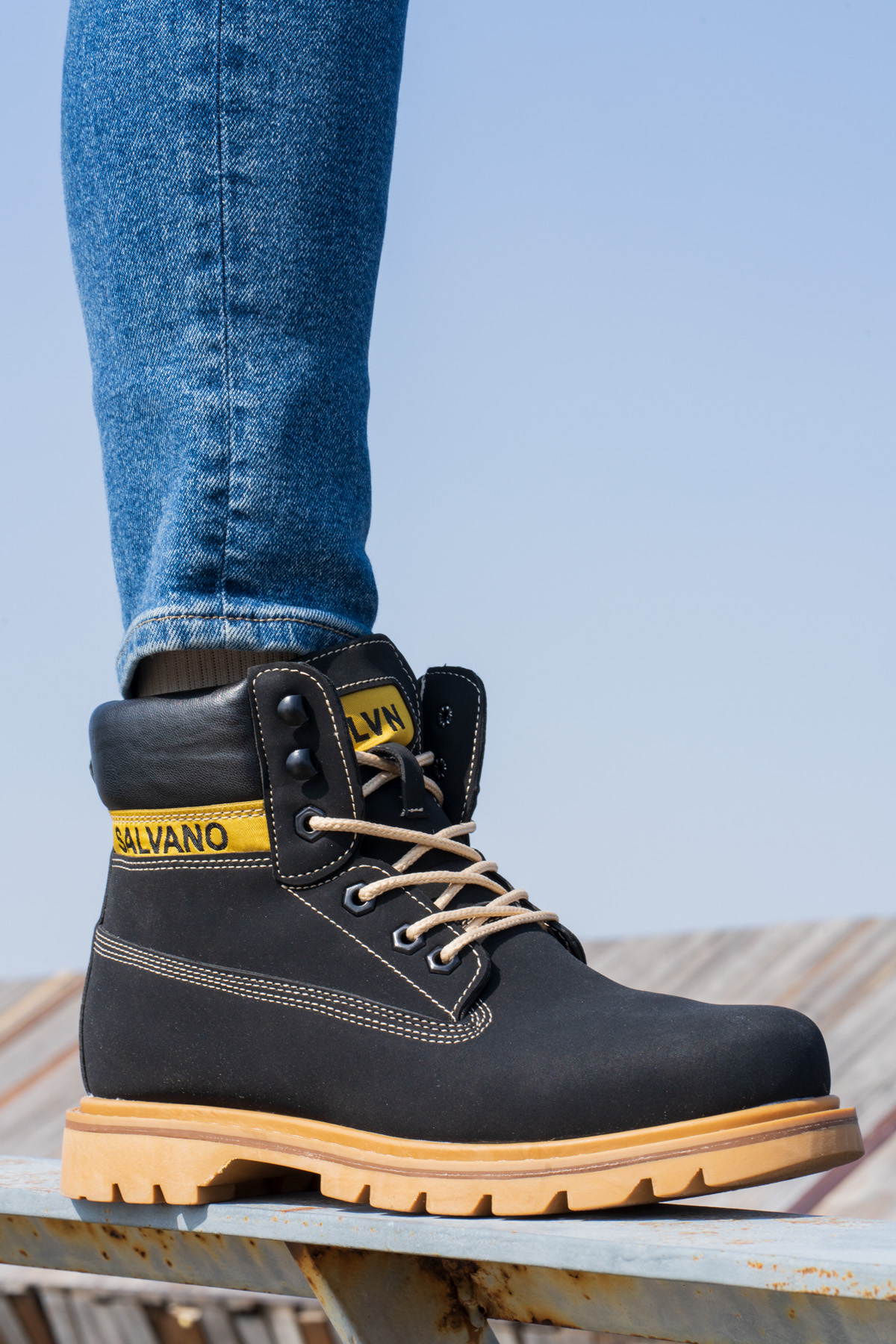 HANSEL 3PR Siyah Erkek Worker Bot - Görsel 3