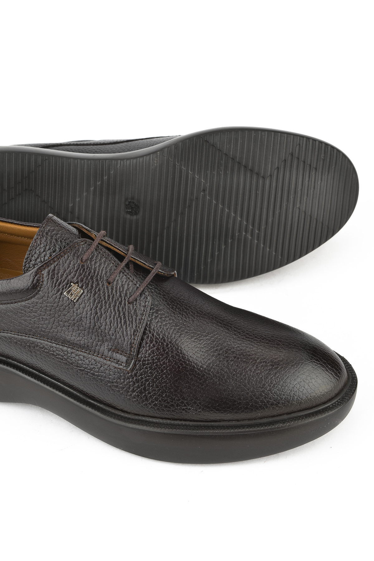 Erkek Hakiki Deri Ayakkabı 1331023Z70900 Kahve - Görsel 5