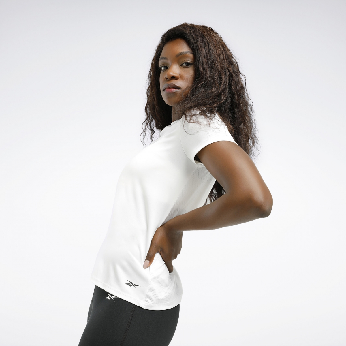 Reebok WOR Speedwick Tee Beyaz Kadın Kısa Kol T-Shirt