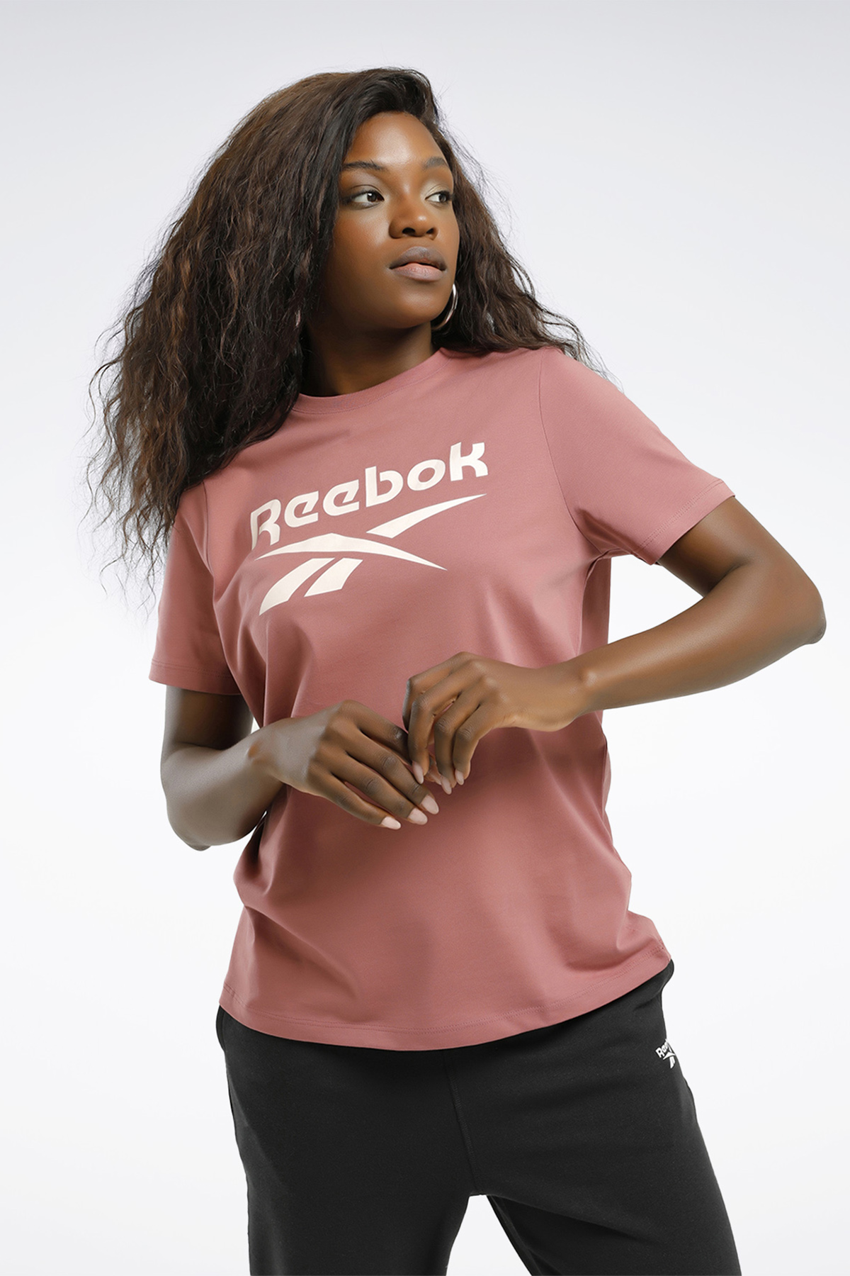 Reebok RI BL T-Shirt | TEE IN Kısa Pembe Kadın Street Kol 101527027