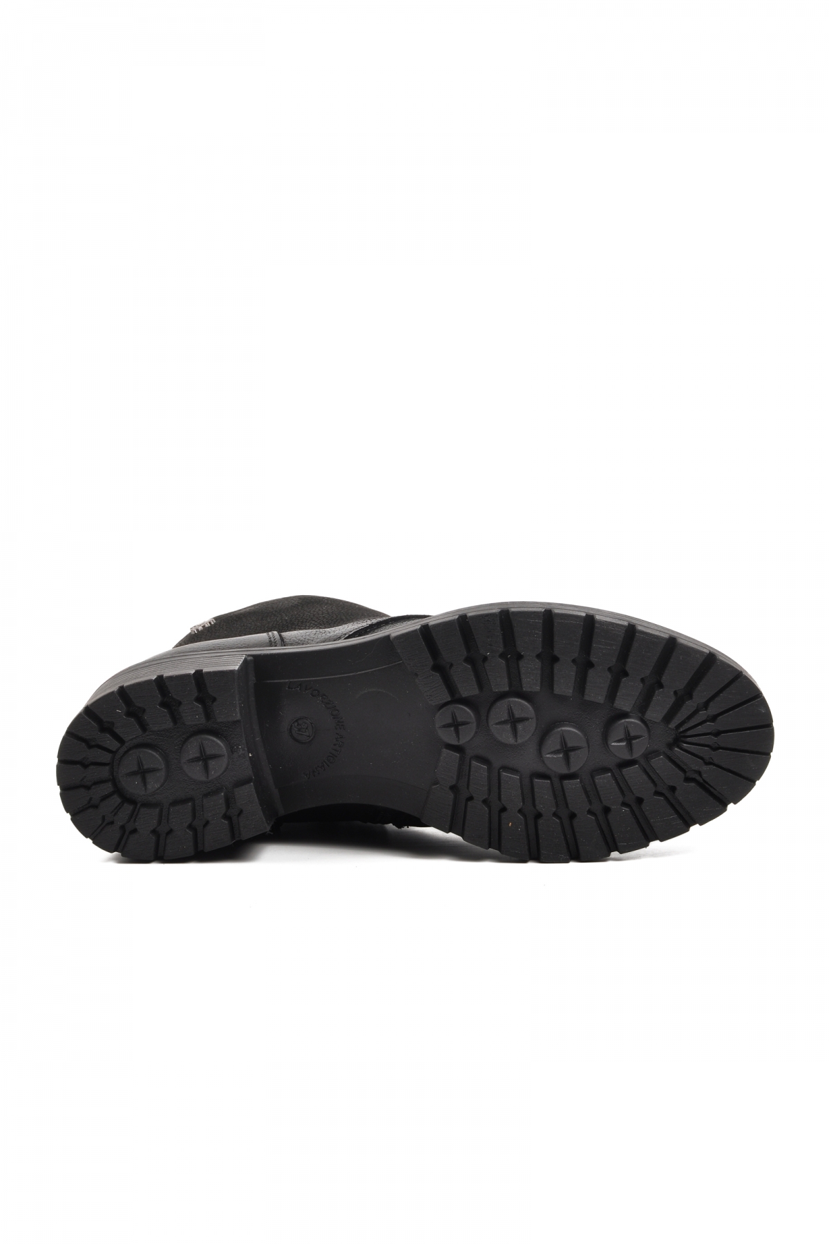 3312K Siyah Nubuk Hakiki Deri Kadın Bot - Görsel 6