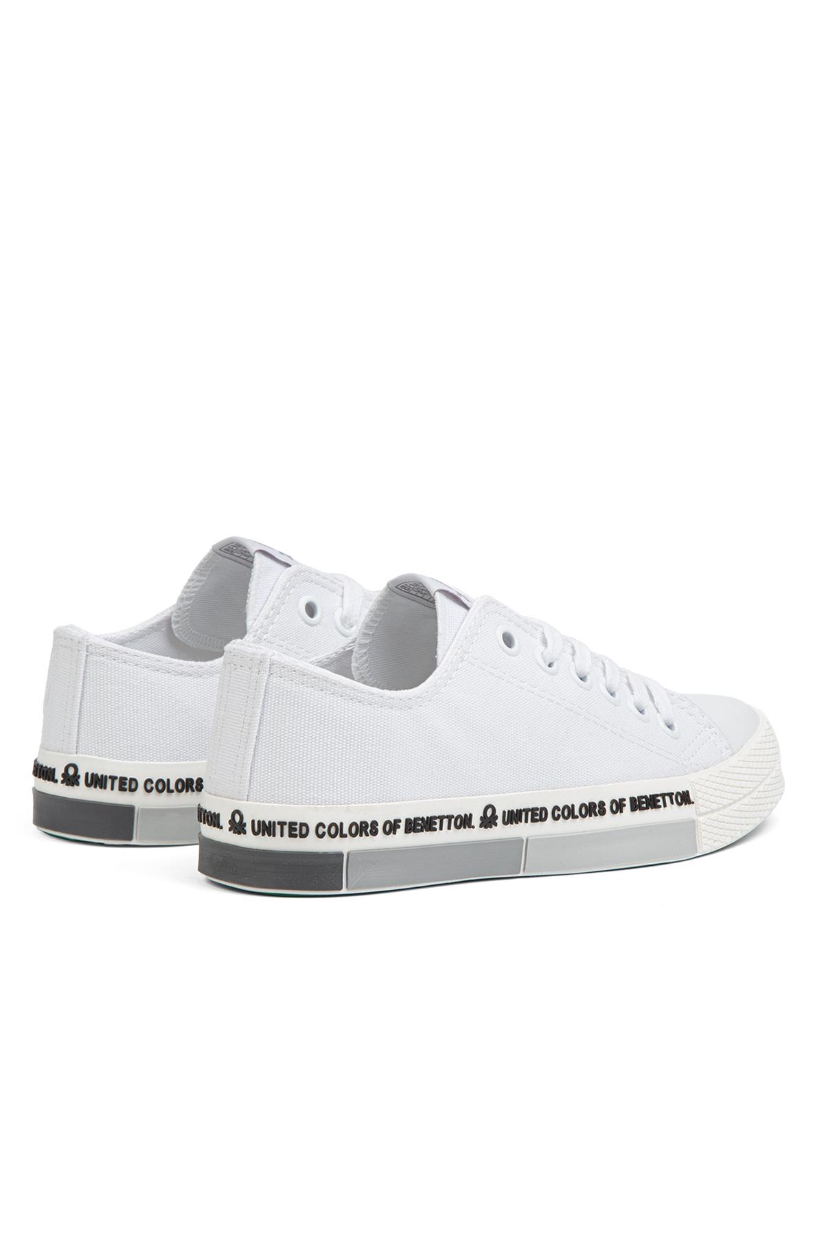 ® | BN-70017 - Beyaz Siyah - Kadın Spor Ayakkabı - Görsel 5