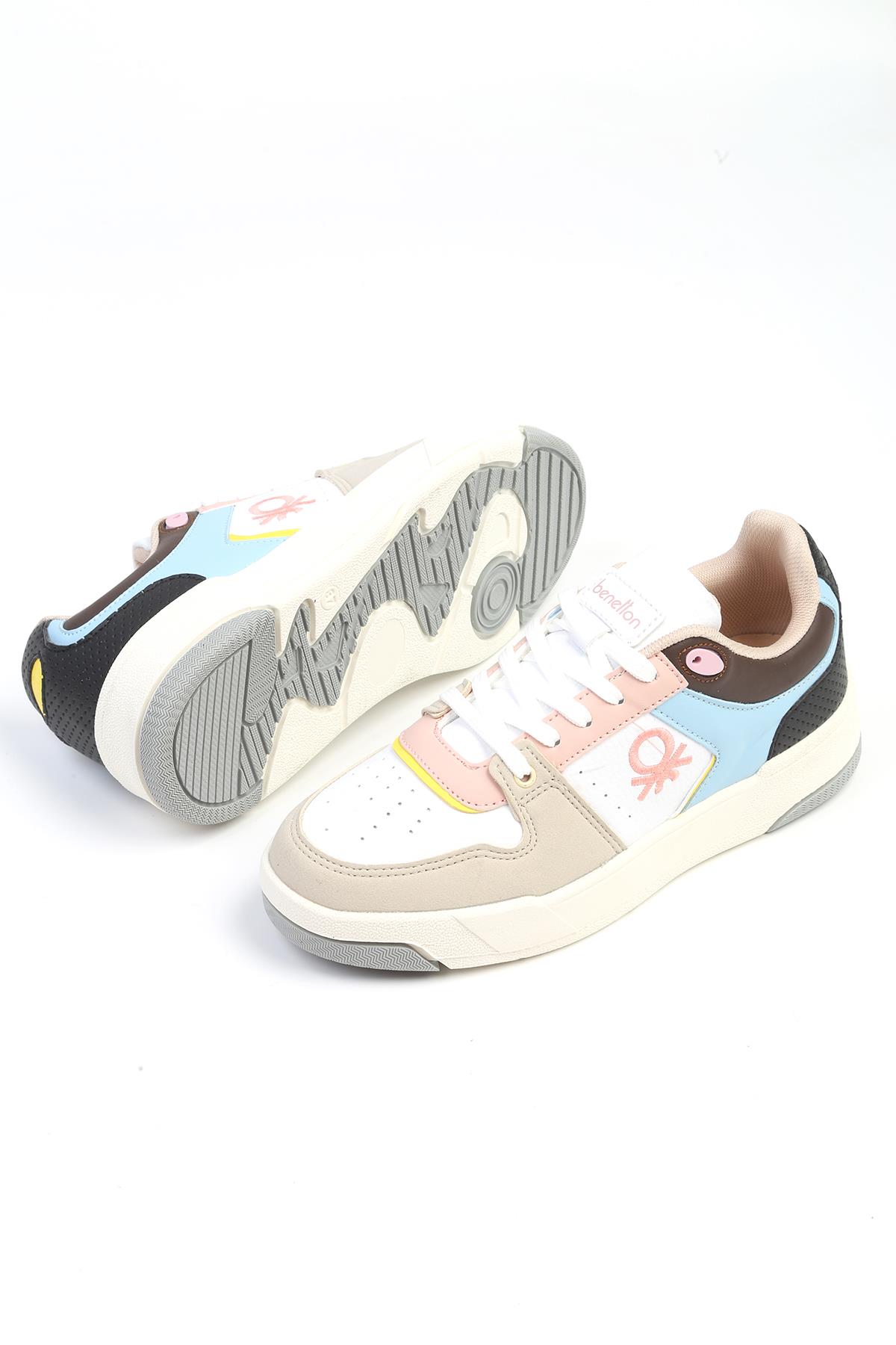 ® | BN-31211 - 3471 Beyaz Pudra - Kadın Spor Ayakkabı - Görsel 5