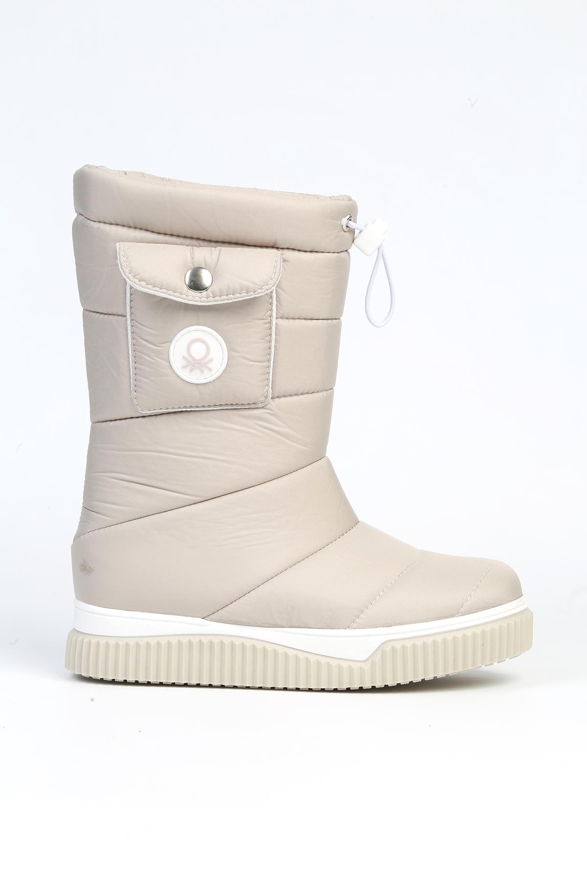 ® |BN-50026 - 3256 Bej - Kadın Bot - Görsel 2