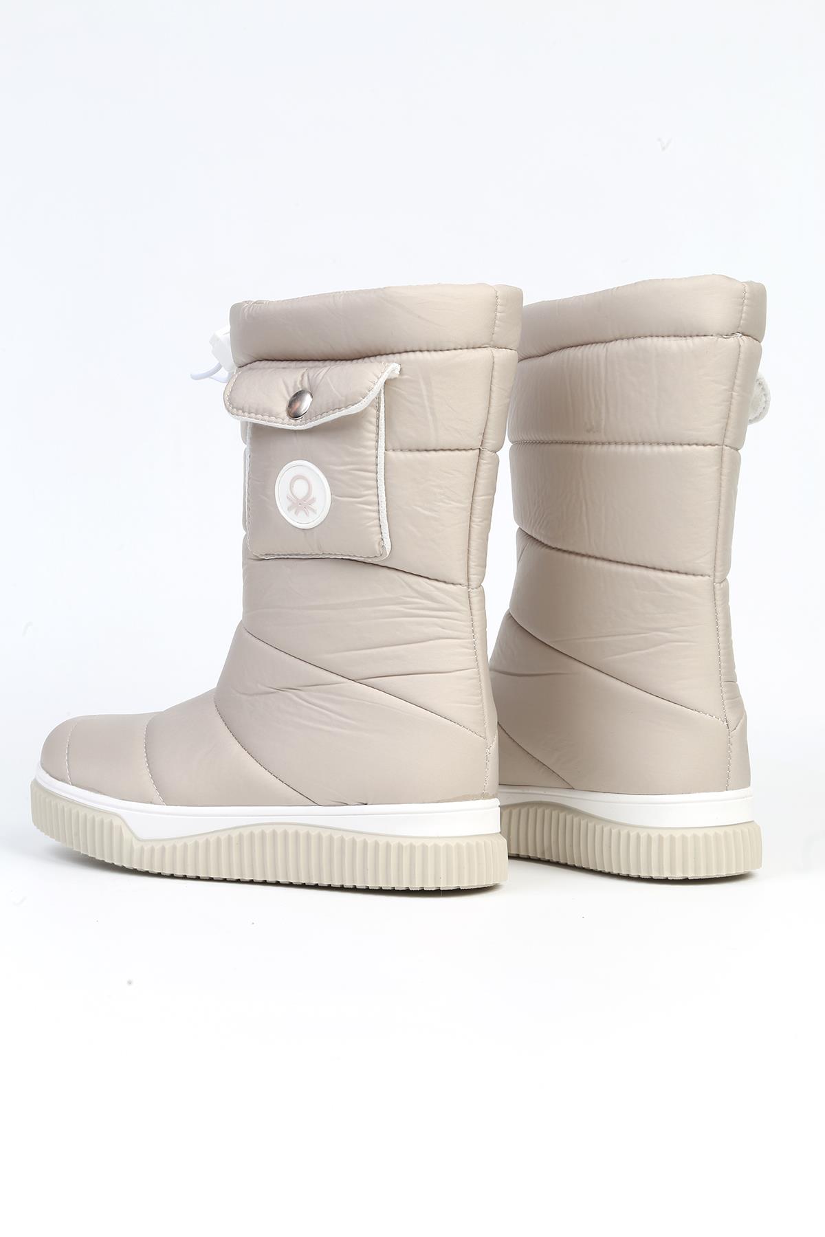 ® |BN-50026 - 3256 Bej - Kadın Bot - Görsel 4