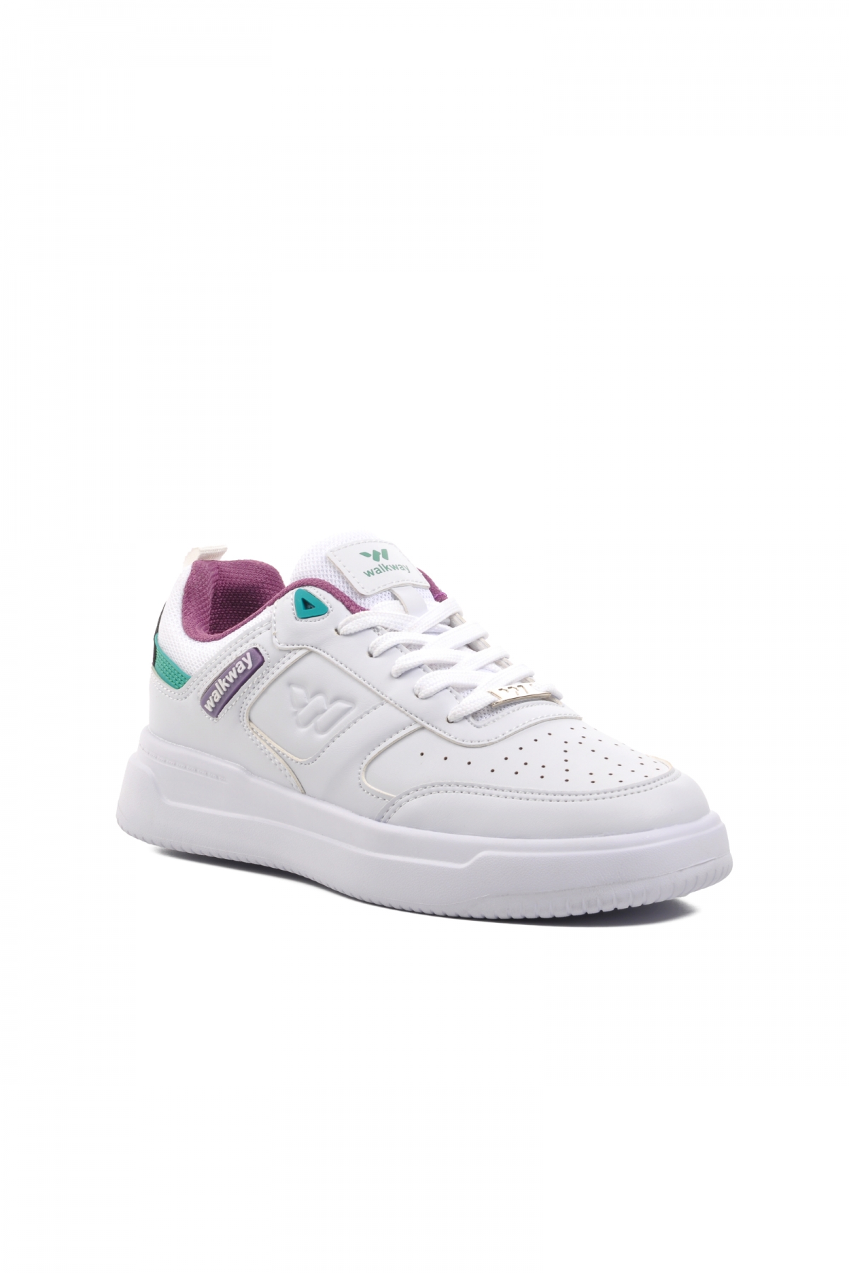Berry Beyaz-Mor Unisex Sneaker - Görsel 4