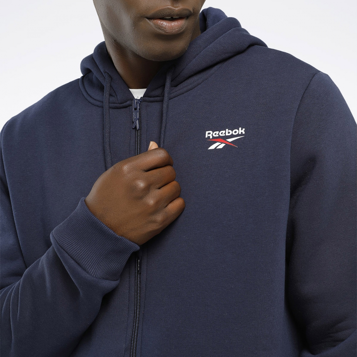 RI Left Chest Logo Lacivert Erkek Eşofman Üstü