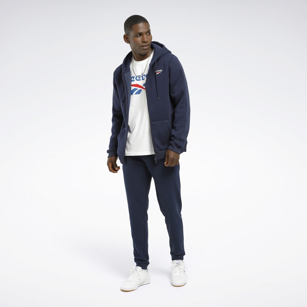 Reebok RI Left Chest Logo Lacivert Erkek