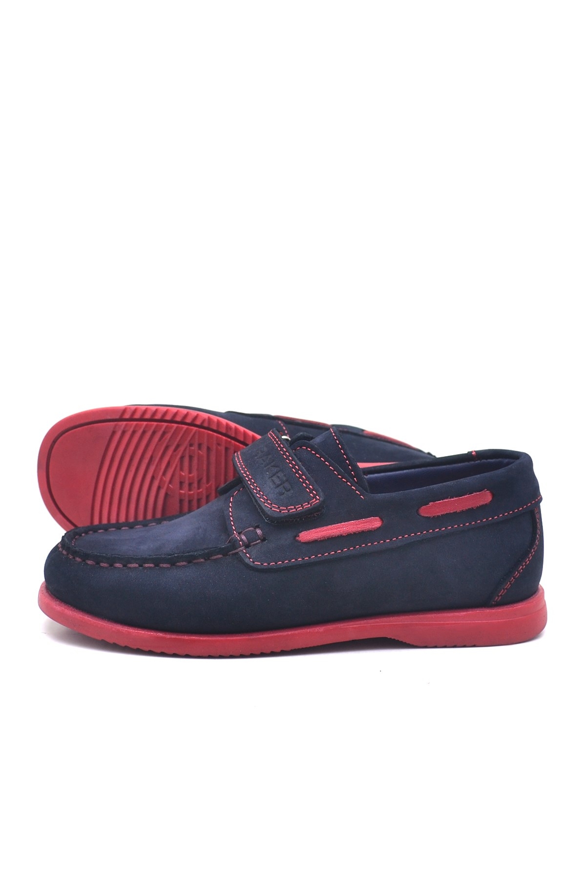 Simurg Hakiki Deri Cırtlı Spor Erkek Çocuk Ayakkabı - Görsel 5